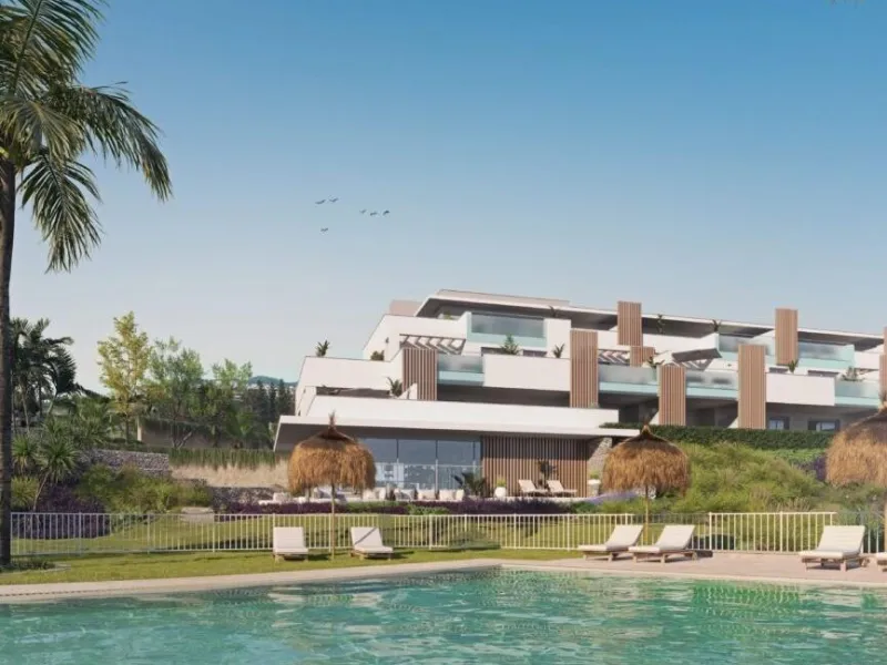NEW BUILD RESIDENTIAL COMPLEX IN CASARES& & New Build residential complex located in the Doña Julia Golf area.& This residential complex emerges as an oasis of elegance and tranquillity on the Costa del Sol., is a haven for lovers of sport and na