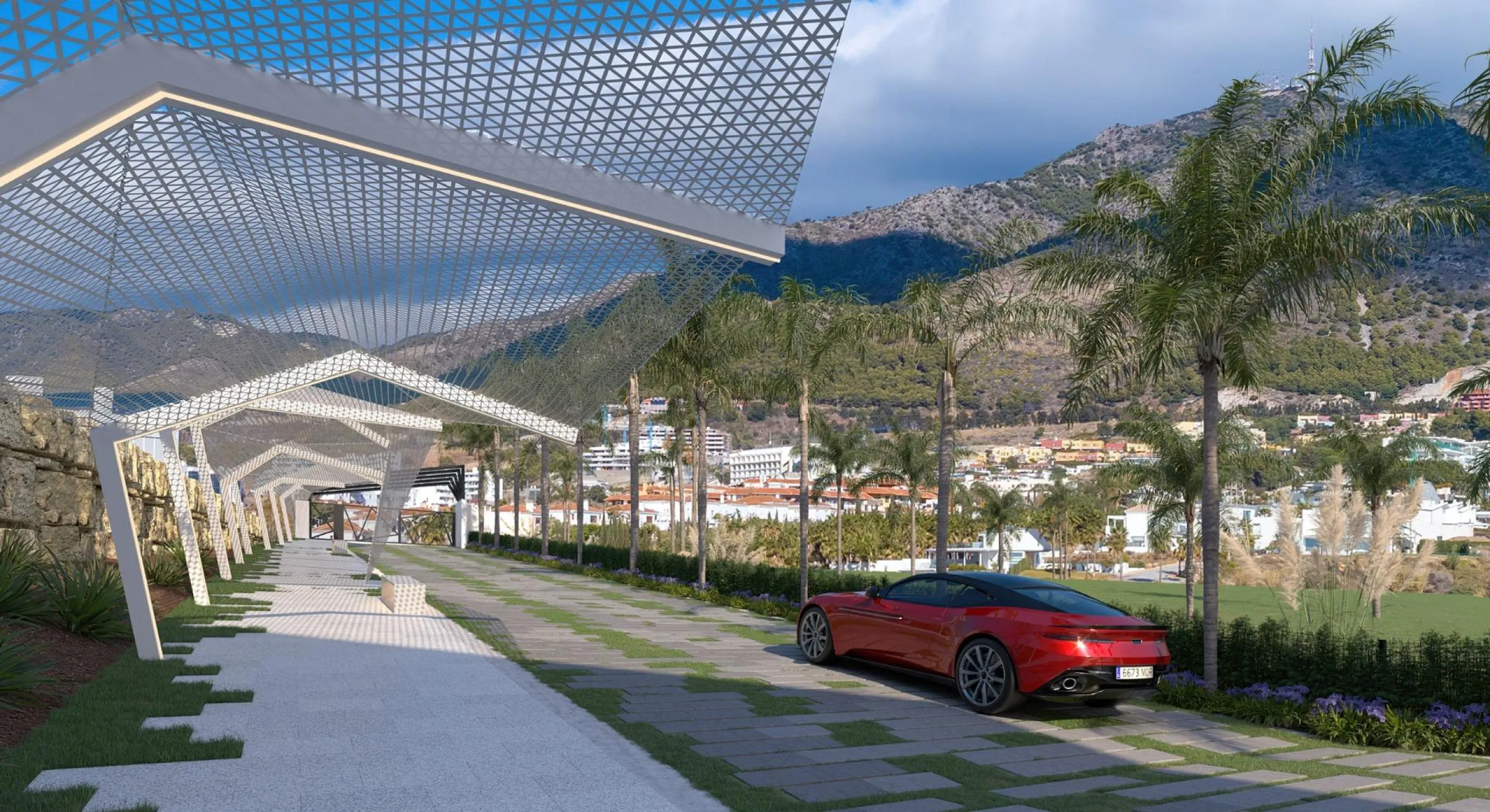 LUXURY RESIDENTIAL COMPLEX WITH SEA VIEWS IN EL HIGUERÓN & & Residential complex of 157 homes distributed in 4 buildings. The first two face east, with the properties arranged in such a way that some do not interfere with the views of the others, wh
