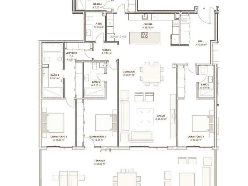 NEW BUILD RESIDENTIAL COMPLEX NEAR ESTEPONA& & New Build exclusive luxury development located in the coveted New Golden Mile, Estepona. This impressive complex offers apartments with 3, 4, and 5 bedrooms, with sizes ranging from 200 to 300 m2, desig