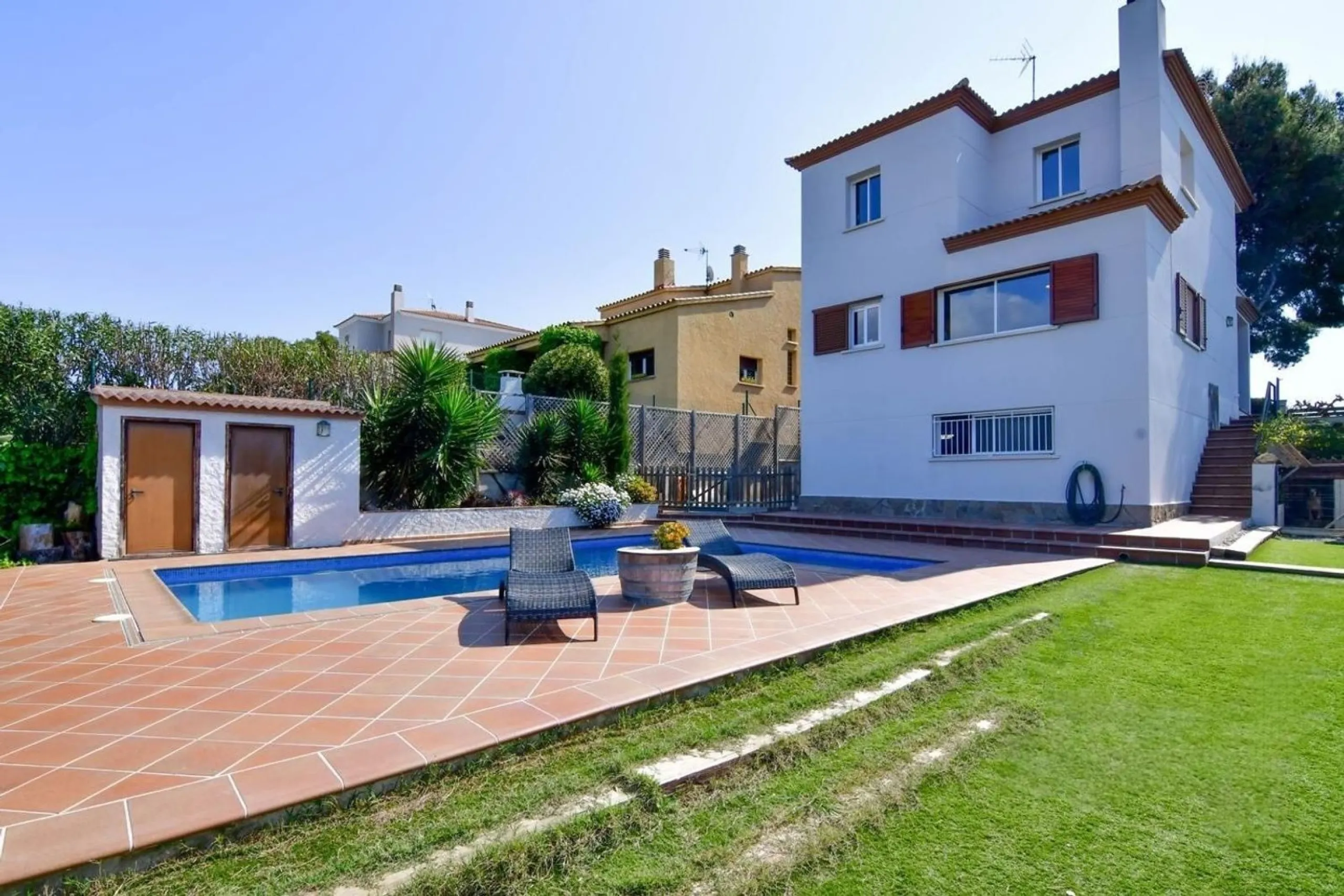 Casa con piscina privada y vistas en Els Masos, Coma-ruga