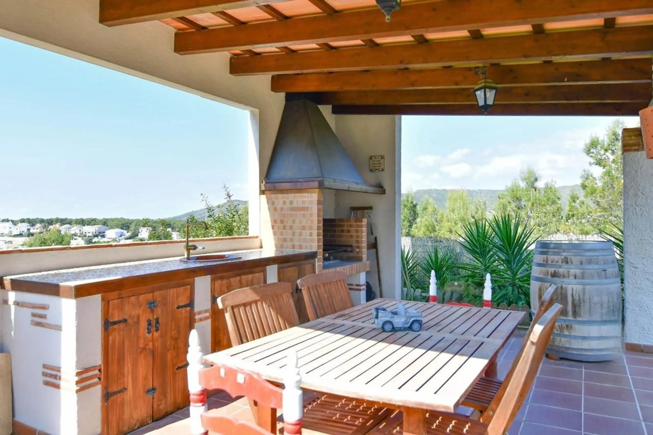 Casa con piscina privada y vistas en Els Masos, Coma-ruga