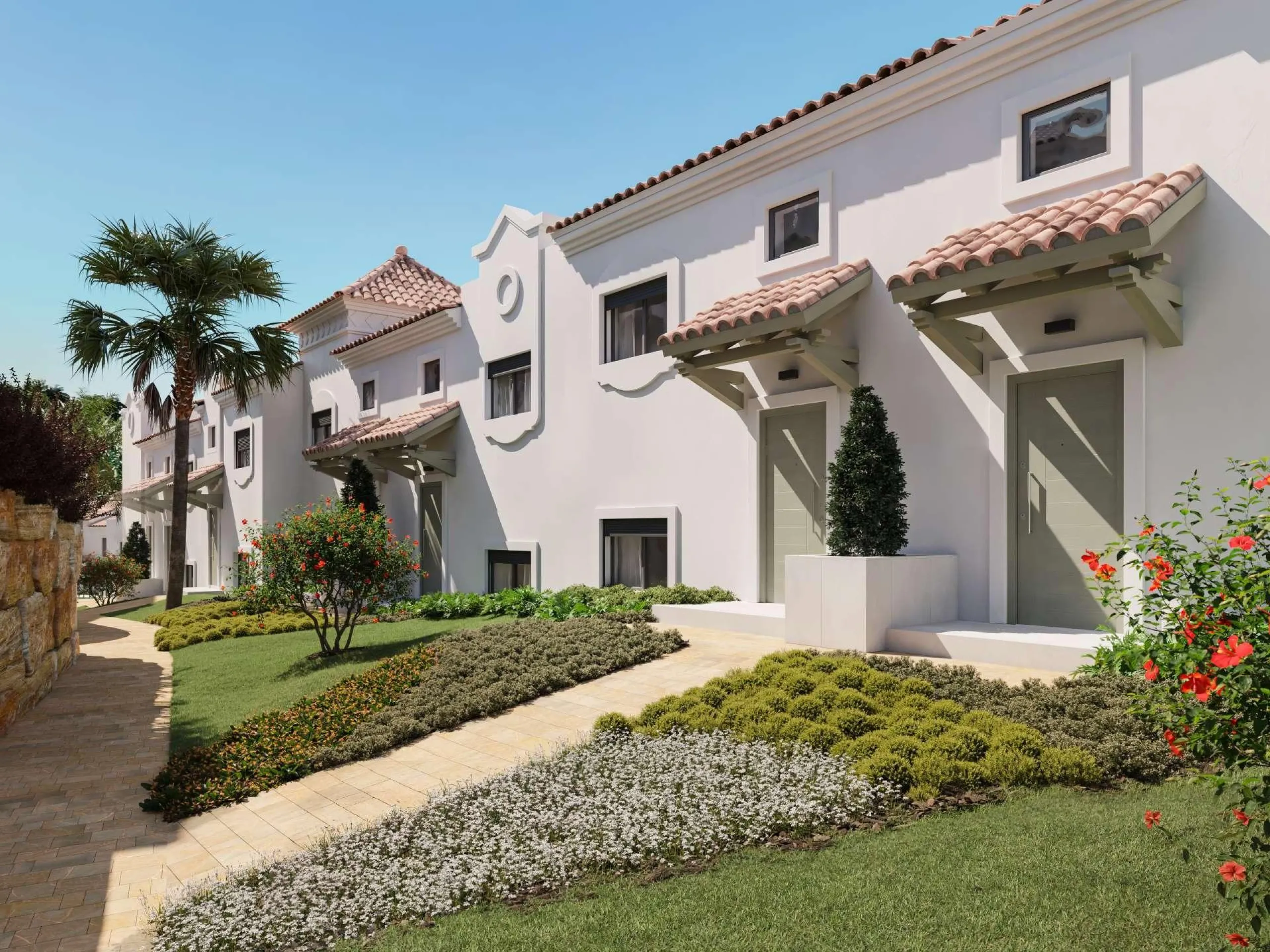 Modern Mediterranean Homes with Sea and Golf Views in Estepona, Costa del Sol& & Exclusive New Development in a Prime Location& Discover an exceptional opportunity to live in the heart of the Costa del Sol, in one of the most promising residentia