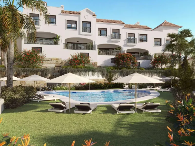Modern Mediterranean Homes with Sea and Golf Views in Estepona, Costa del Sol& & Exclusive New Development in a Prime Location& Discover an exceptional opportunity to live in the heart of the Costa del Sol, in one of the most promising residentia