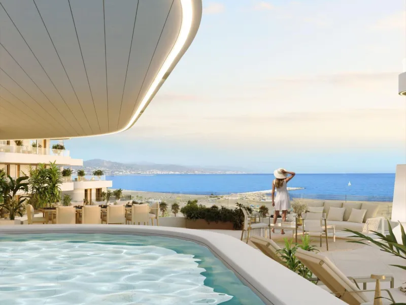 Luxury Beachfront Residences in Málaga City with Panoramic Sea Views& & Prime Location in La Térmica, Málaga& Located in one of the most exclusive beachfront areas of Málaga city, this new residential development offers the perfect balance of urb
