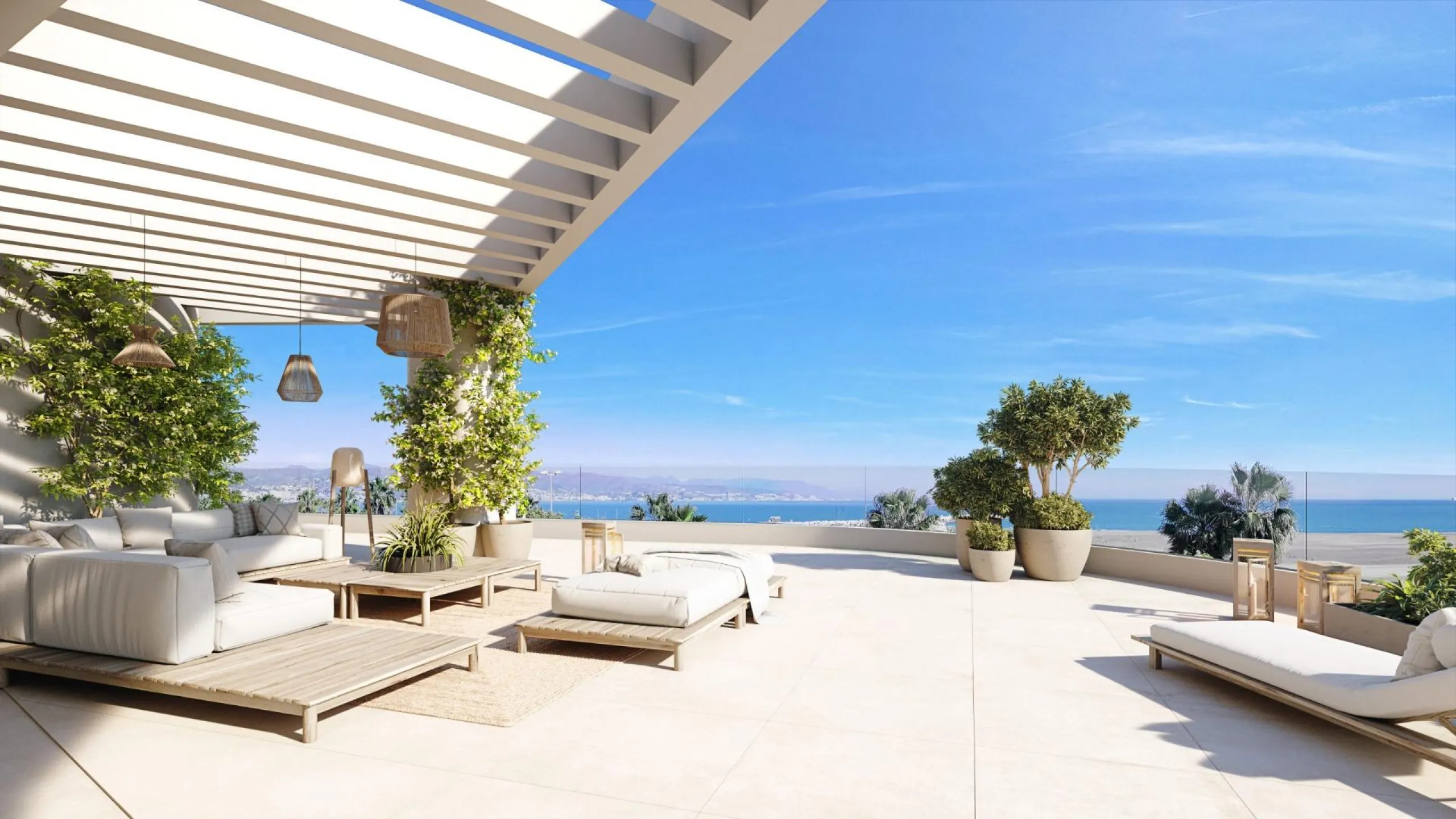 Luxury Beachfront Residences in Málaga City with Panoramic Sea Views& & Prime Location in La Térmica, Málaga& Located in one of the most exclusive beachfront areas of Málaga city, this new residential development offers the perfect balance of urb