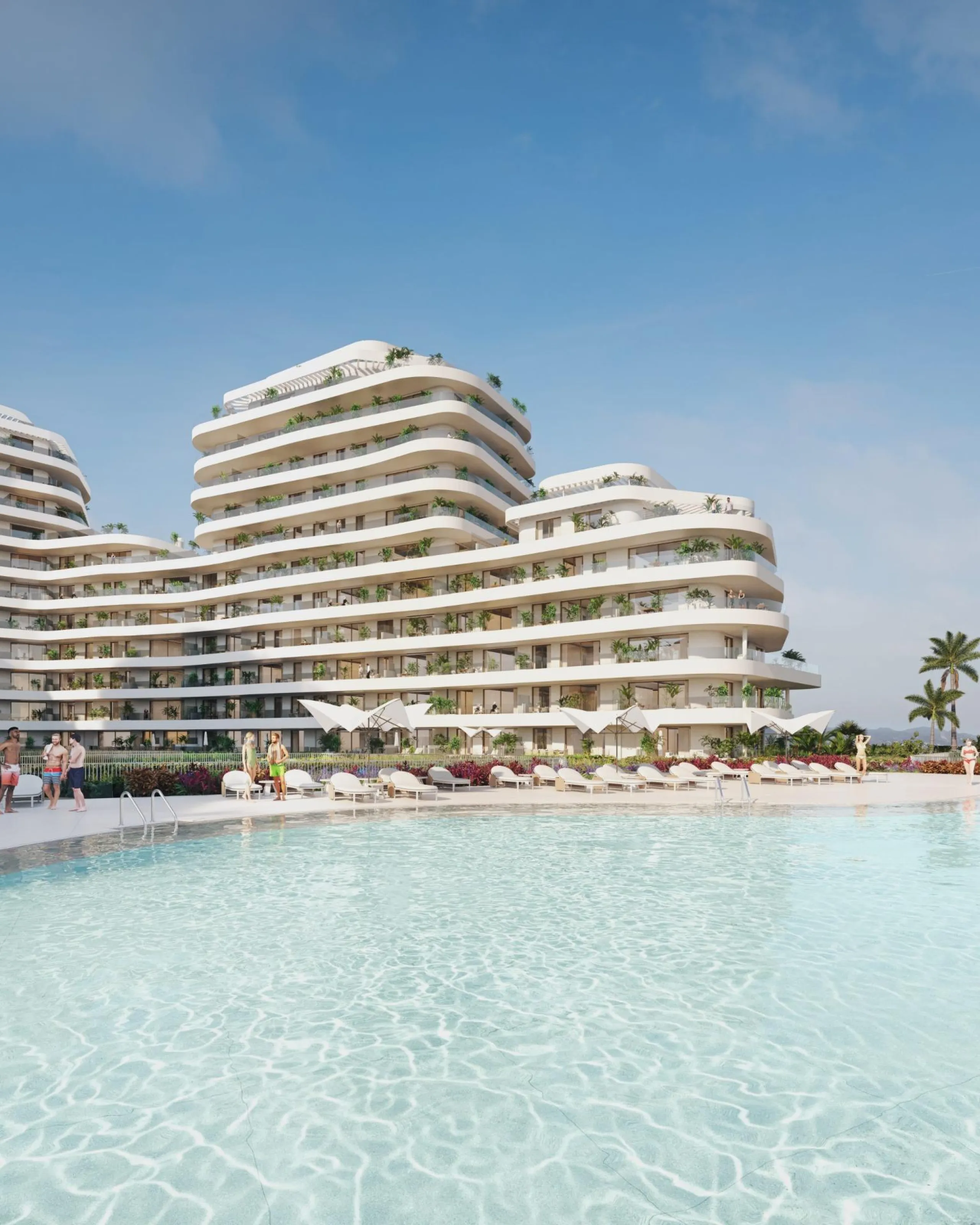 Luxury Beachfront Residences in Málaga City with Panoramic Sea Views& & Prime Location in La Térmica, Málaga& Located in one of the most exclusive beachfront areas of Málaga city, this new residential development offers the perfect balance of urb