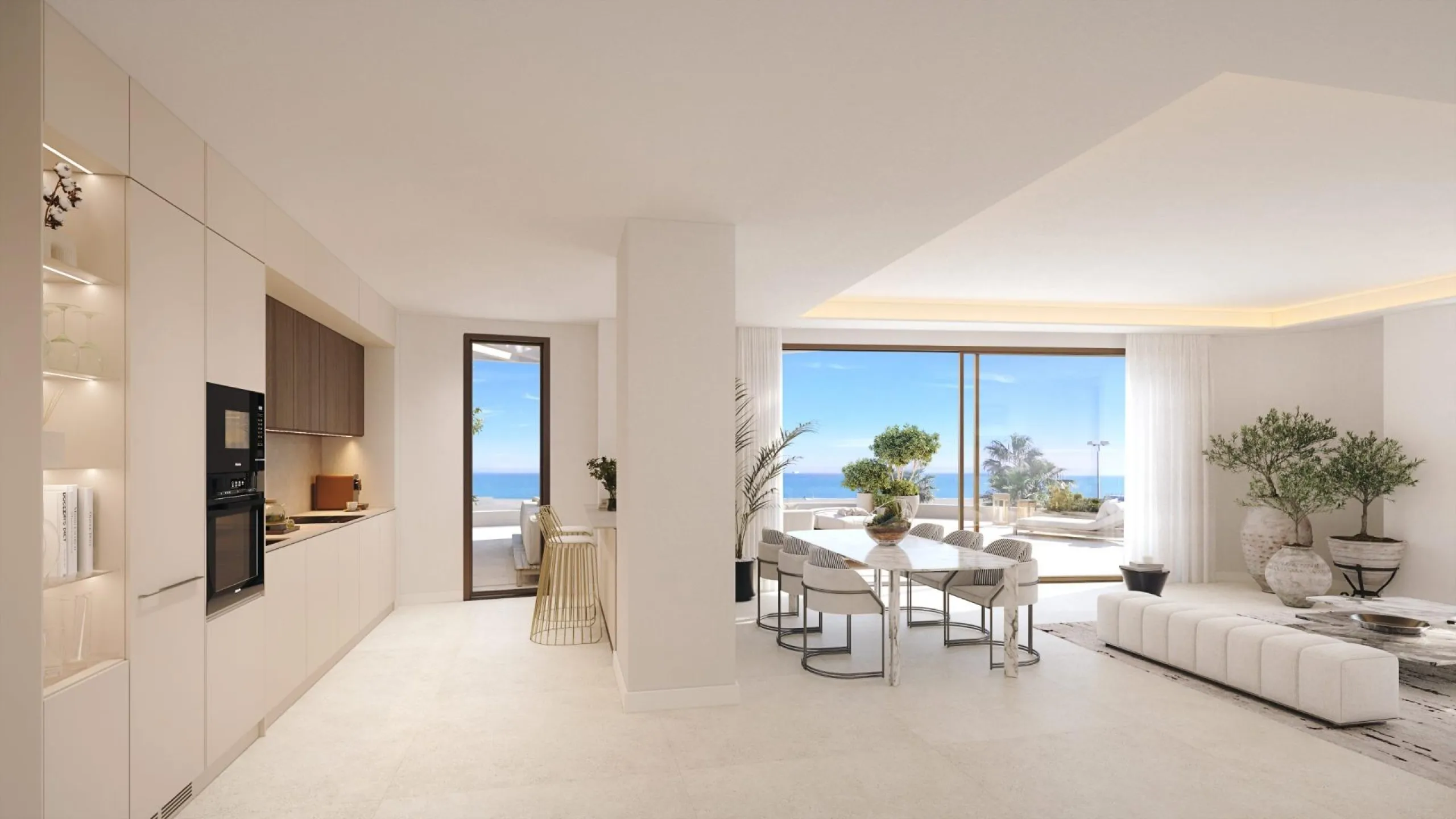 Luxury Beachfront Residences in Málaga City with Panoramic Sea Views& & Prime Location in La Térmica, Málaga& Located in one of the most exclusive beachfront areas of Málaga city, this new residential development offers the perfect balance of urb