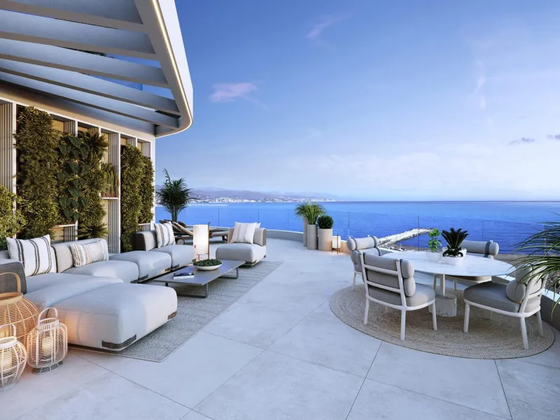 Luxury Beachfront Residences in Málaga City with Panoramic Sea Views& & Prime Location in La Térmica, Málaga& Located in one of the most exclusive beachfront areas of Málaga city, this new residential development offers the perfect balance of urb