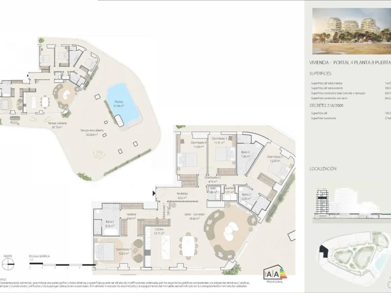 Luxury Beachfront Residences in Málaga City with Panoramic Sea Views& & Prime Location in La Térmica, Málaga& Located in one of the most exclusive beachfront areas of Málaga city, this new residential development offers the perfect balance of urb