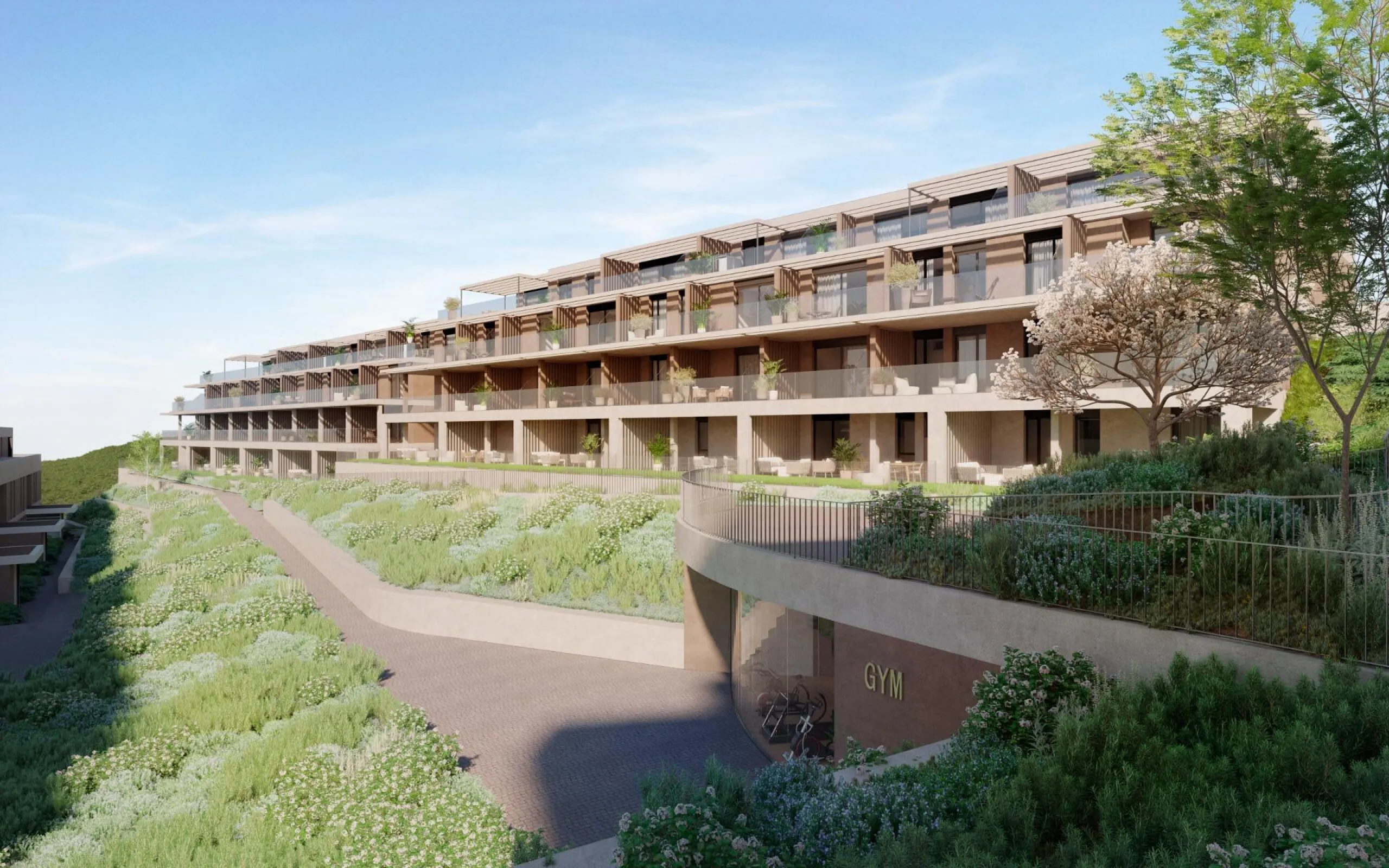 New Build Residential Complex with Golf and Sea Views near Estepona& & Contemporary Living Surrounded by Nature and Golf& Discover a new residential development located in a privileged setting near Estepona, on the western Costa del Sol. This exc