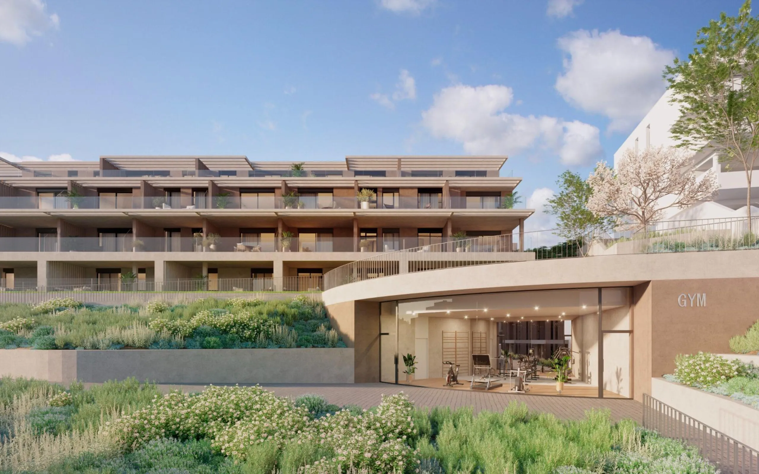 New Build Residential Complex with Golf and Sea Views near Estepona& & Contemporary Living Surrounded by Nature and Golf& Discover a new residential development located in a privileged setting near Estepona, on the western Costa del Sol. This exc