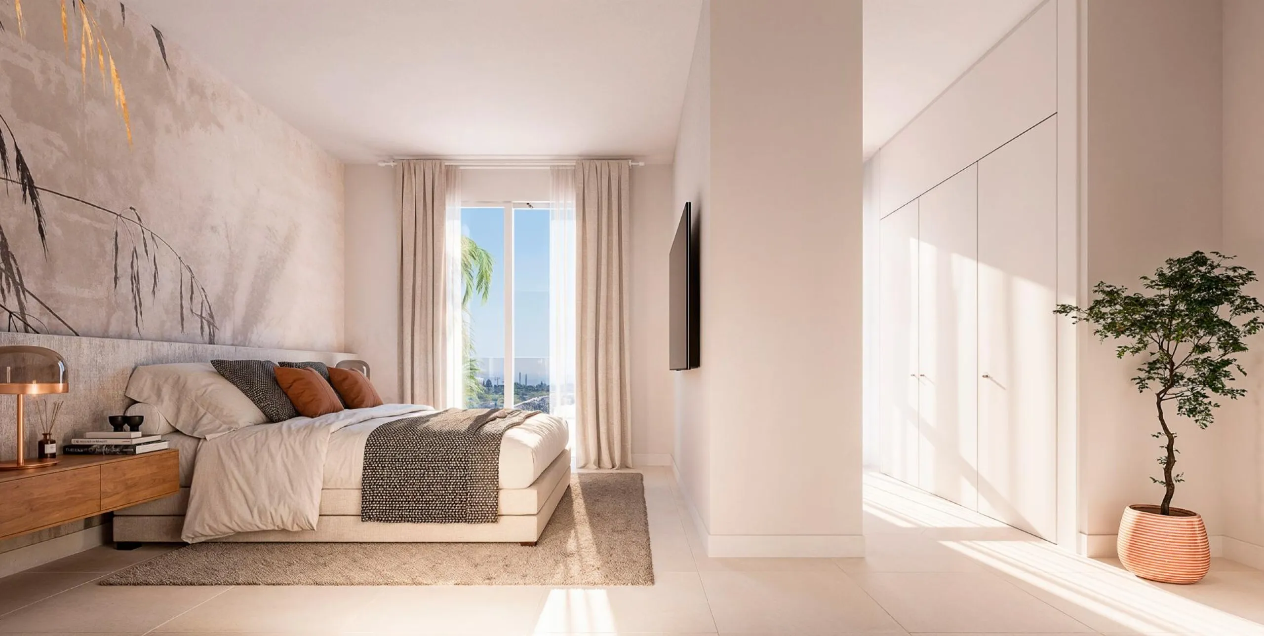 New Build Residential Complex with Golf and Sea Views near Estepona& & Contemporary Living Surrounded by Nature and Golf& Discover a new residential development located in a privileged setting near Estepona, on the western Costa del Sol. This exc