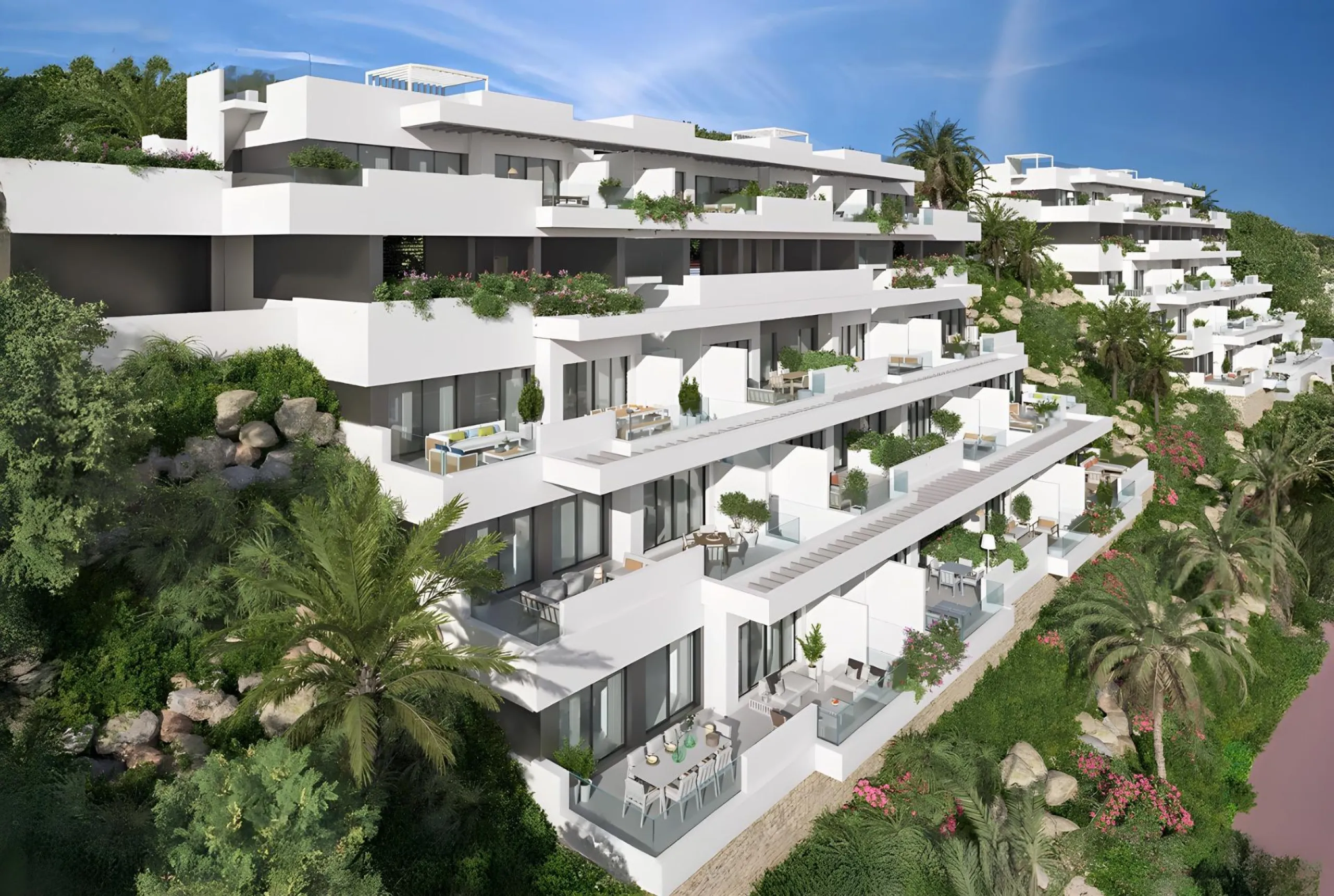 Luxury New Build Apartments with Sea Views in Las Lagunas de Mijas& & Exclusive Residential Development on the Costa del Sol& Located in the final phase of a prestigious complex in Las Lagunas de Mijas, this new development offers 28 high-end apa