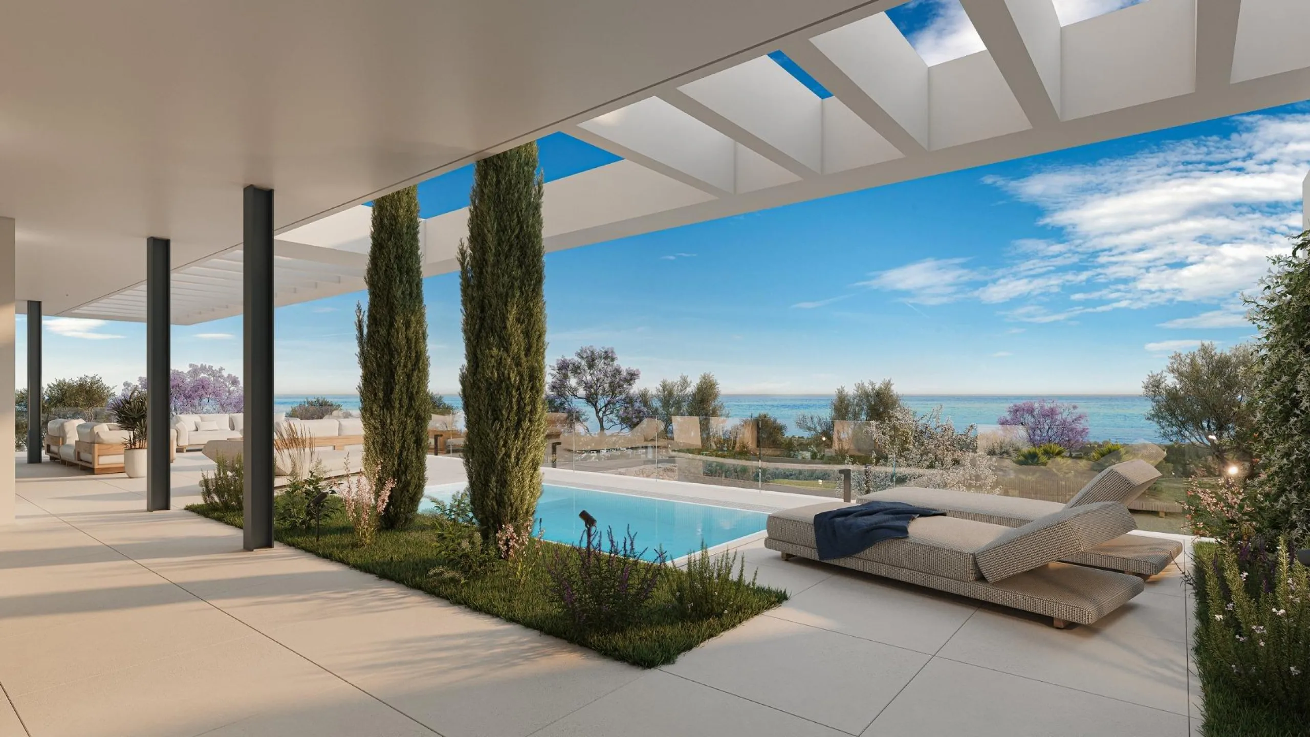 New Build Homes in Marbella East with Sea and Golf Views& & Exclusive residential development next to Santa Clara Golf with apartments and semi-detached villas& & Discover a luxurious lifestyle in this new development located in Marbella East,