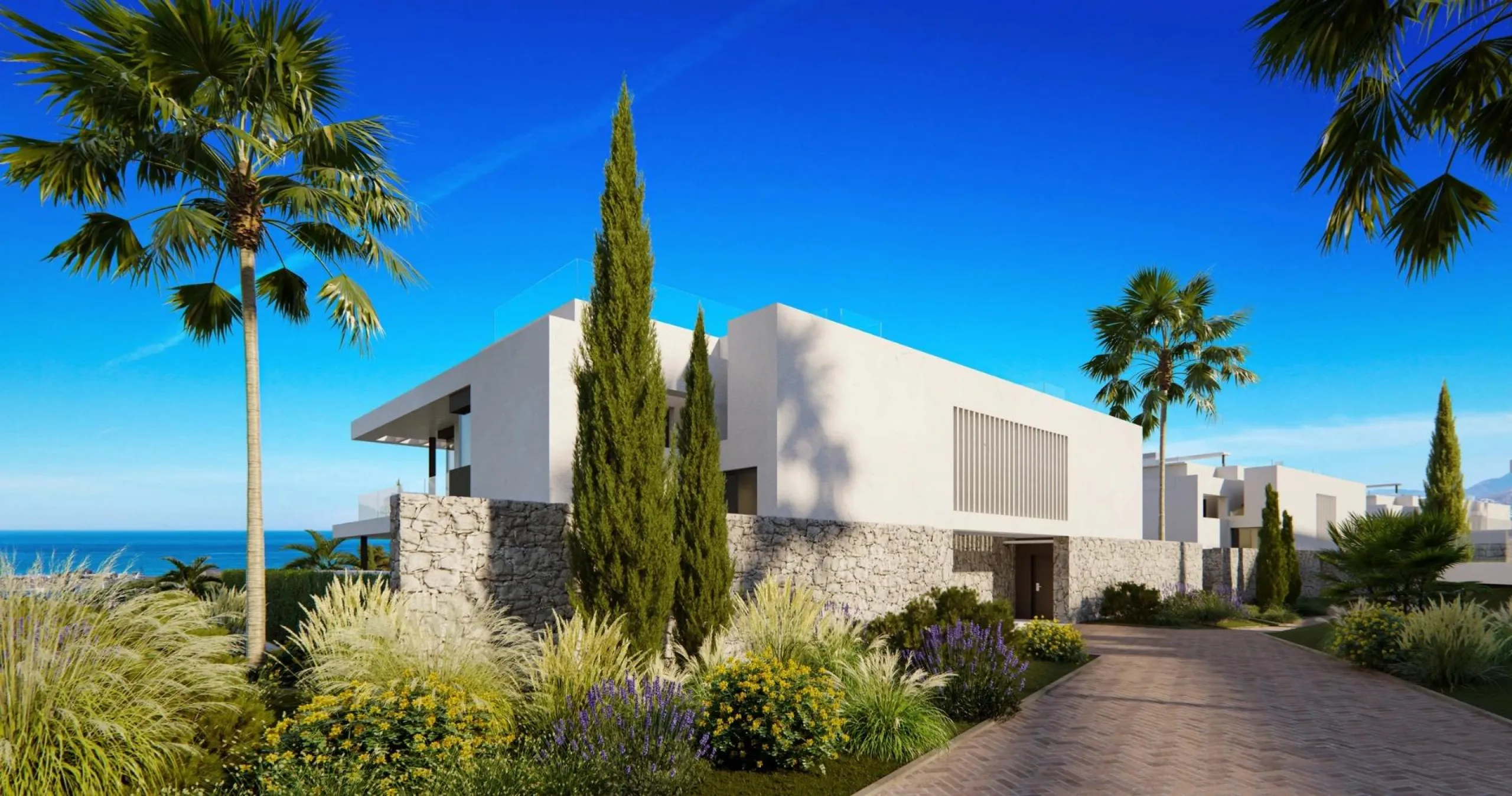 New Build Homes in Marbella East with Sea and Golf Views& & Exclusive residential development next to Santa Clara Golf with apartments and semi-detached villas& & Discover a luxurious lifestyle in this new development located in Marbella East,