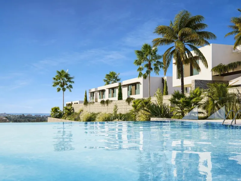 New Build Homes in Marbella East with Sea and Golf Views& & Exclusive residential development next to Santa Clara Golf with apartments and semi-detached villas& & Discover a luxurious lifestyle in this new development located in Marbella East,