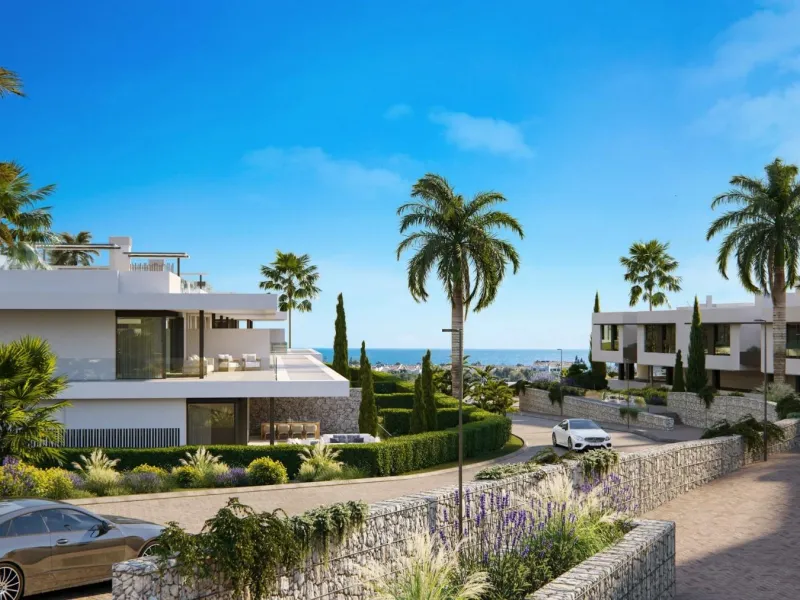 New Build Homes in Marbella East with Sea and Golf Views& & Exclusive residential development next to Santa Clara Golf with apartments and semi-detached villas& & Discover a luxurious lifestyle in this new development located in Marbella East,