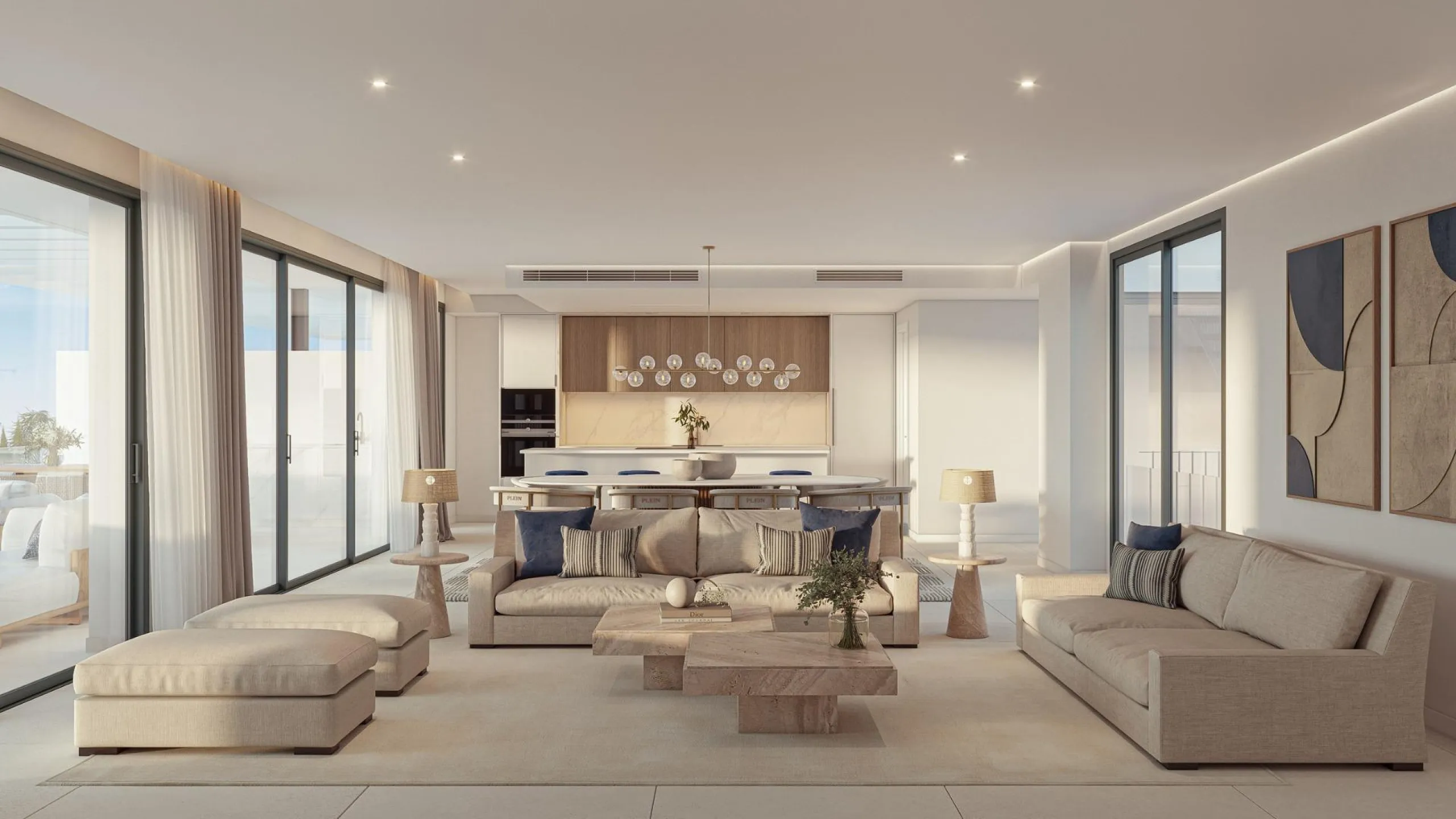 New Build Homes in Marbella East with Sea and Golf Views& & Exclusive residential development next to Santa Clara Golf with apartments and semi-detached villas& & Discover a luxurious lifestyle in this new development located in Marbella East,