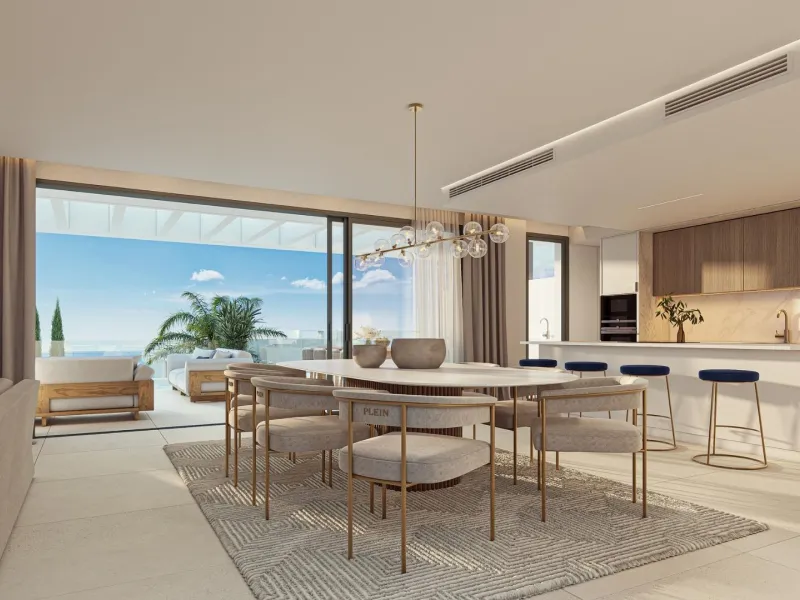 New Build Homes in Marbella East with Sea and Golf Views& & Exclusive residential development next to Santa Clara Golf with apartments and semi-detached villas& & Discover a luxurious lifestyle in this new development located in Marbella East,