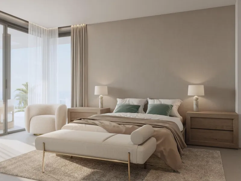 New Build Homes in Marbella East with Sea and Golf Views& & Exclusive residential development next to Santa Clara Golf with apartments and semi-detached villas& & Discover a luxurious lifestyle in this new development located in Marbella East,