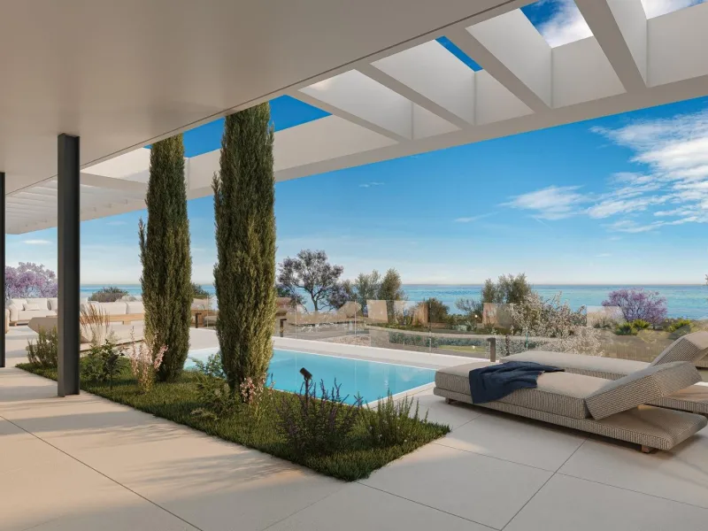 New Build Homes in Marbella East with Sea and Golf Views& & Exclusive residential development next to Santa Clara Golf with apartments and semi-detached villas& & Discover a luxurious lifestyle in this new development located in Marbella East,