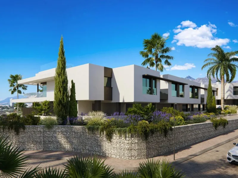 New Build Homes in Marbella East with Sea and Golf Views& & Exclusive residential development next to Santa Clara Golf with apartments and semi-detached villas& & Discover a luxurious lifestyle in this new development located in Marbella East,