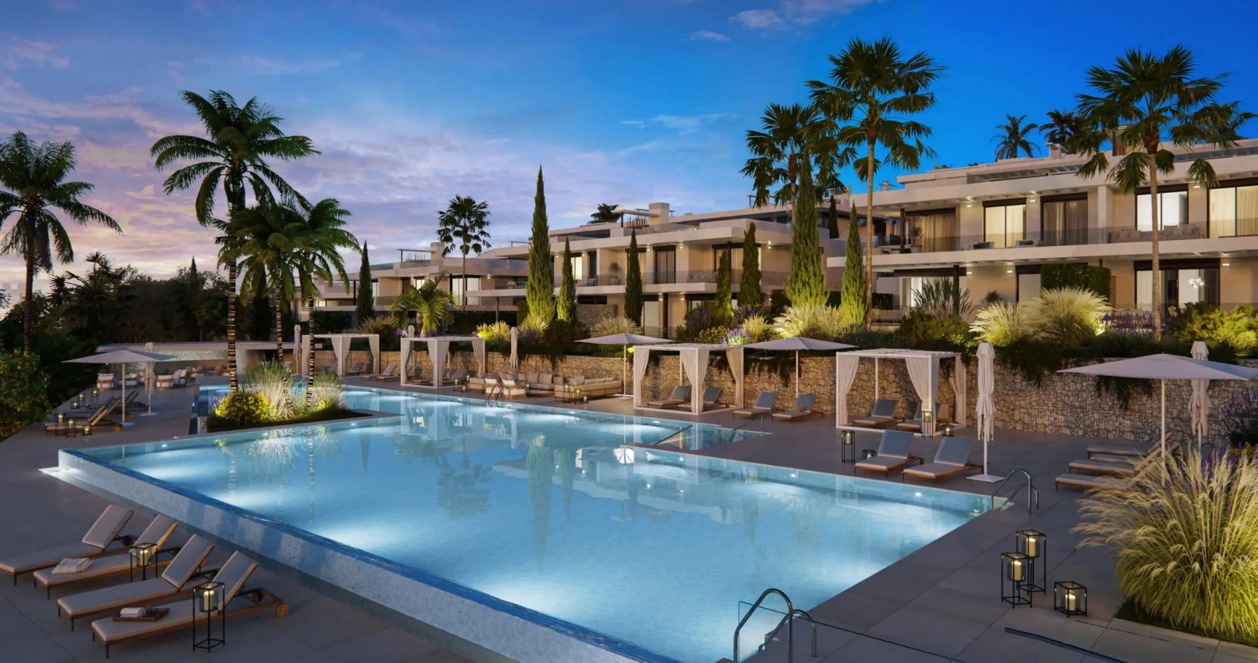 New Build Homes in Marbella East with Sea and Golf Views& & Exclusive residential development next to Santa Clara Golf with apartments and semi-detached villas& & Discover a luxurious lifestyle in this new development located in Marbella East,
