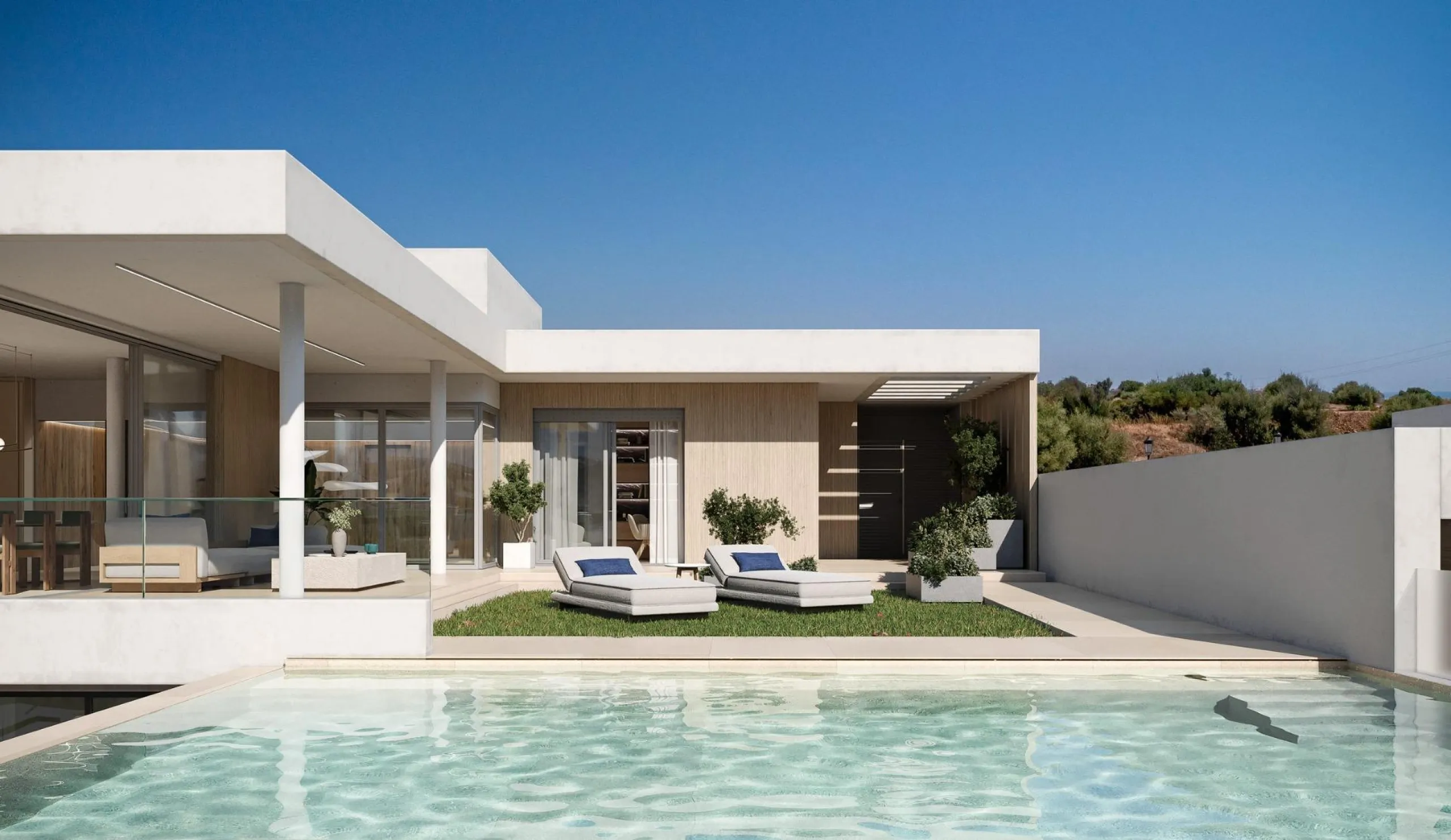 Exclusive New Build Villas with Sea Views in Estepona& & 4 Bedroom Villas with Private Pool and Customised Design& Discover this unique development of 8 newly built detached villas in Estepona, custom designed to suit your lifestyle. Each propert