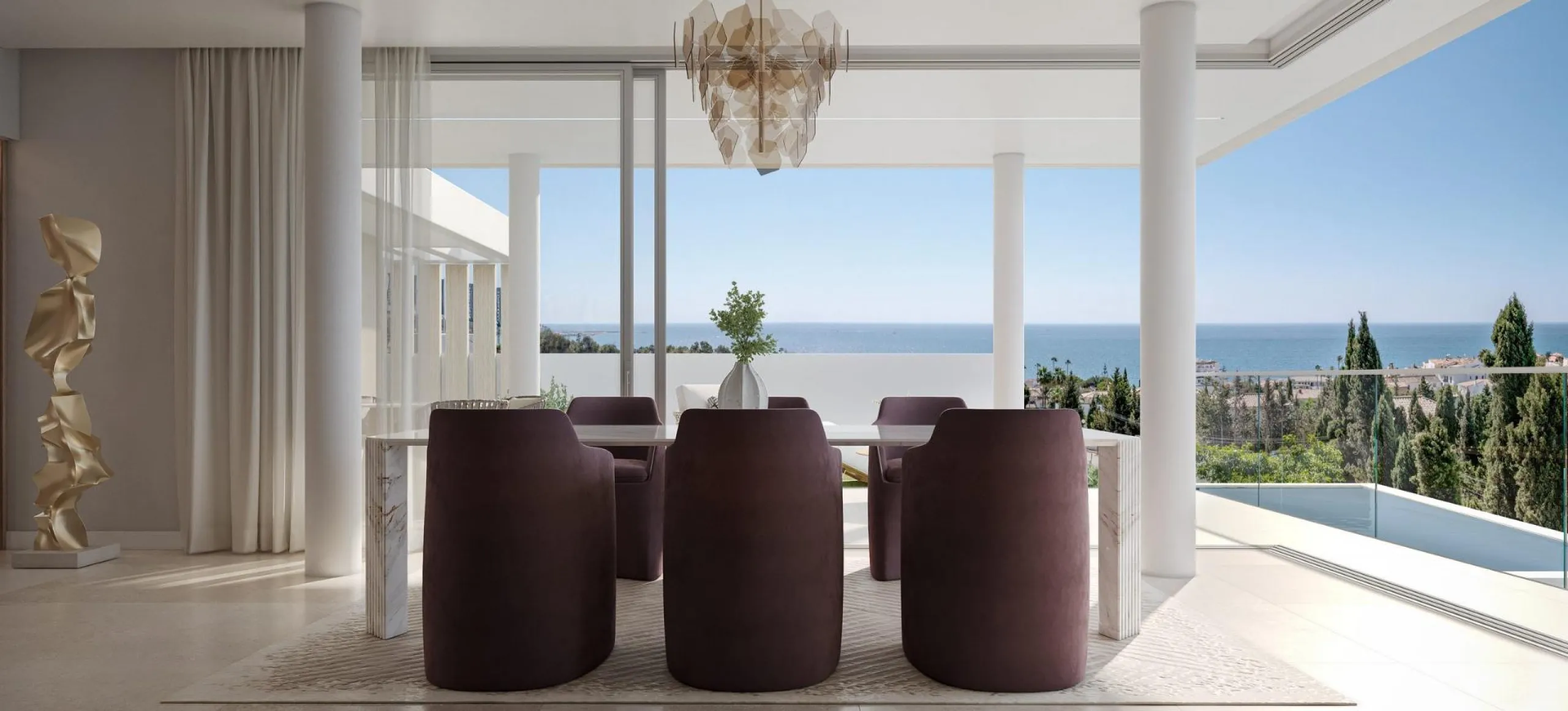 Exclusive New Build Villas with Sea Views in Estepona& & 4 Bedroom Villas with Private Pool and Customised Design& Discover this unique development of 8 newly built detached villas in Estepona, custom designed to suit your lifestyle. Each propert