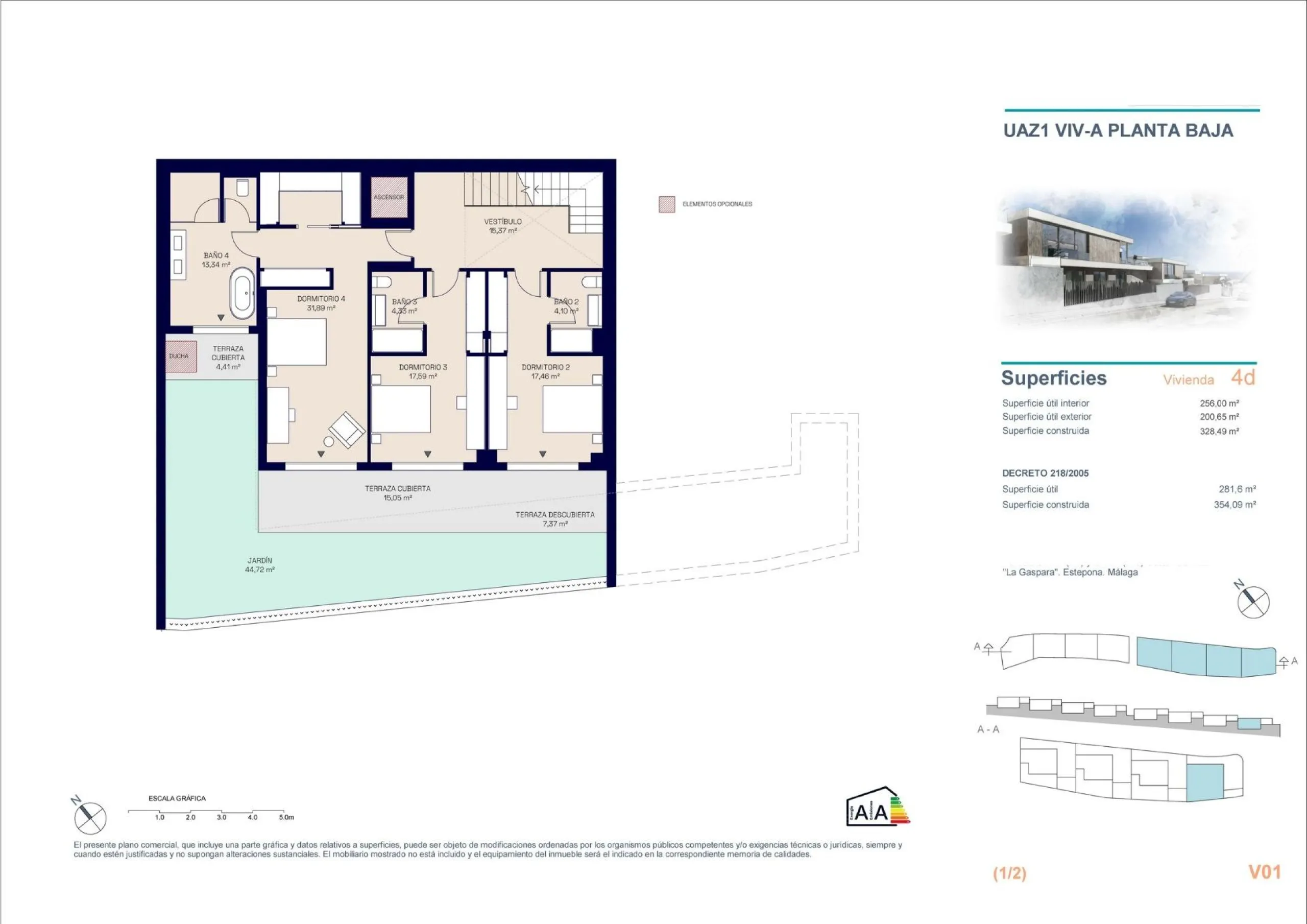 Exclusive New Build Villas with Sea Views in Estepona& & 4 Bedroom Villas with Private Pool and Customised Design& Discover this unique development of 8 newly built detached villas in Estepona, custom designed to suit your lifestyle. Each propert