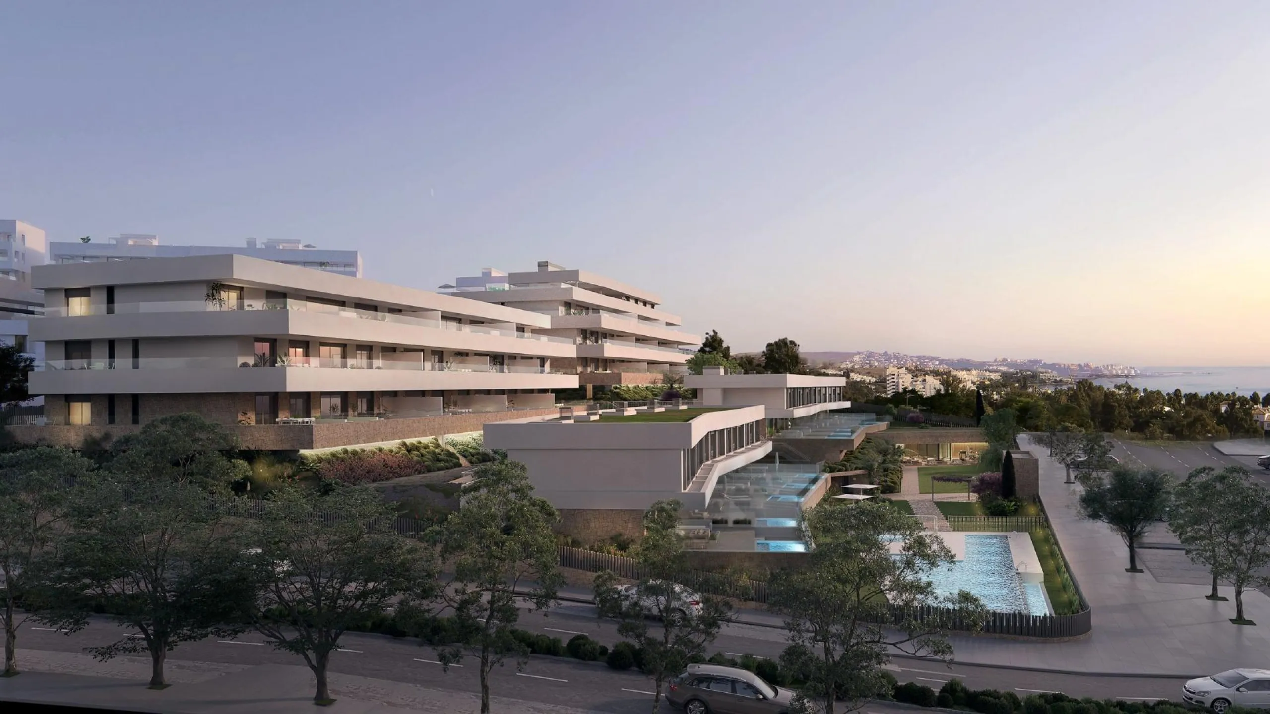 New Build Homes with Sea Views in the Best Area of Estepona& & 2, 3 and 4 Bedroom Apartments and Townhouses with Large Terraces& & Welcome to an exclusive development of just 33 new build homes in Estepona, located on a gentle hillside in the 