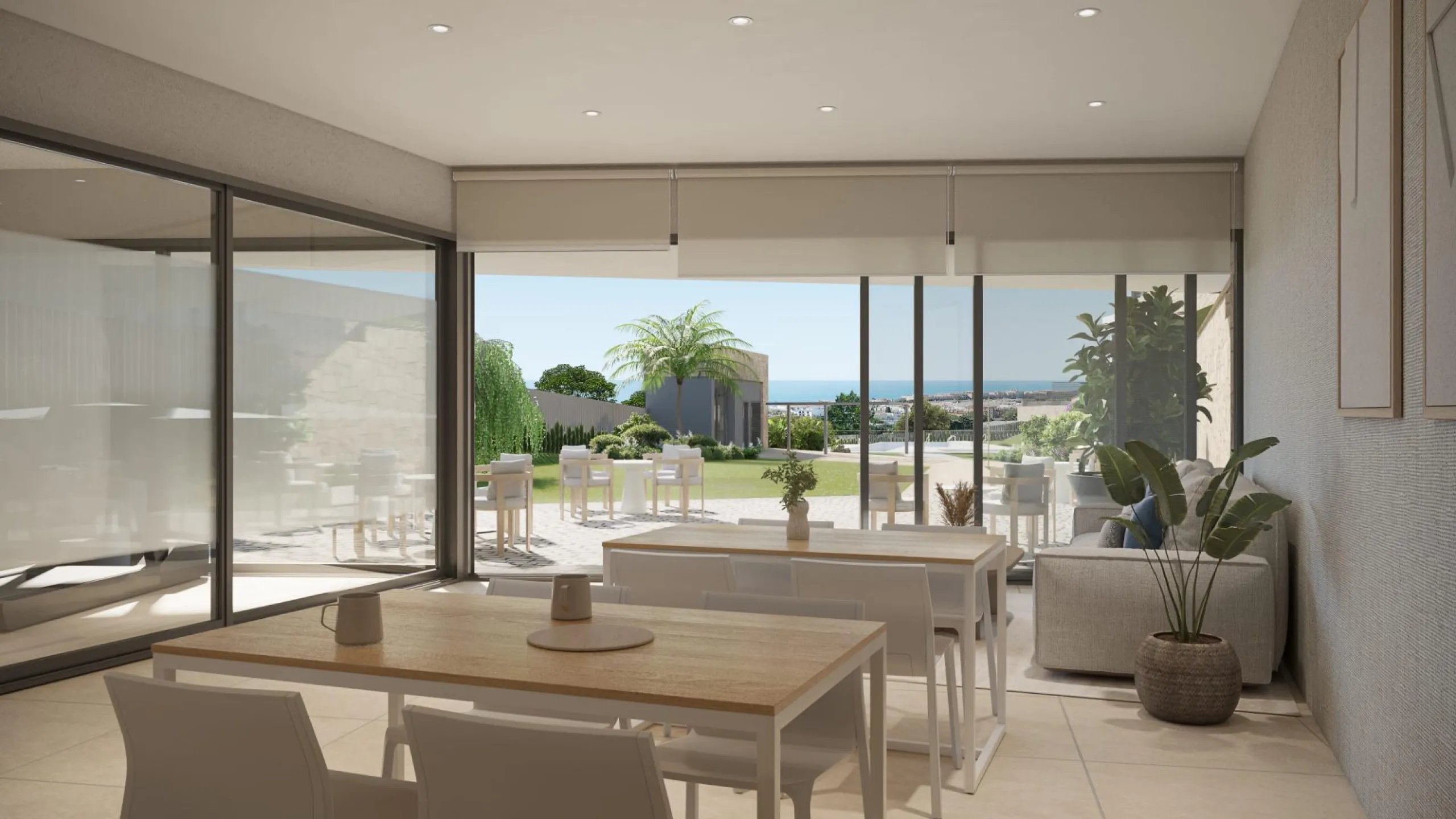 New Build Homes with Sea Views in the Best Area of Estepona& & 2, 3 and 4 Bedroom Apartments and Townhouses with Large Terraces& & Welcome to an exclusive development of just 33 new build homes in Estepona, located on a gentle hillside in the 