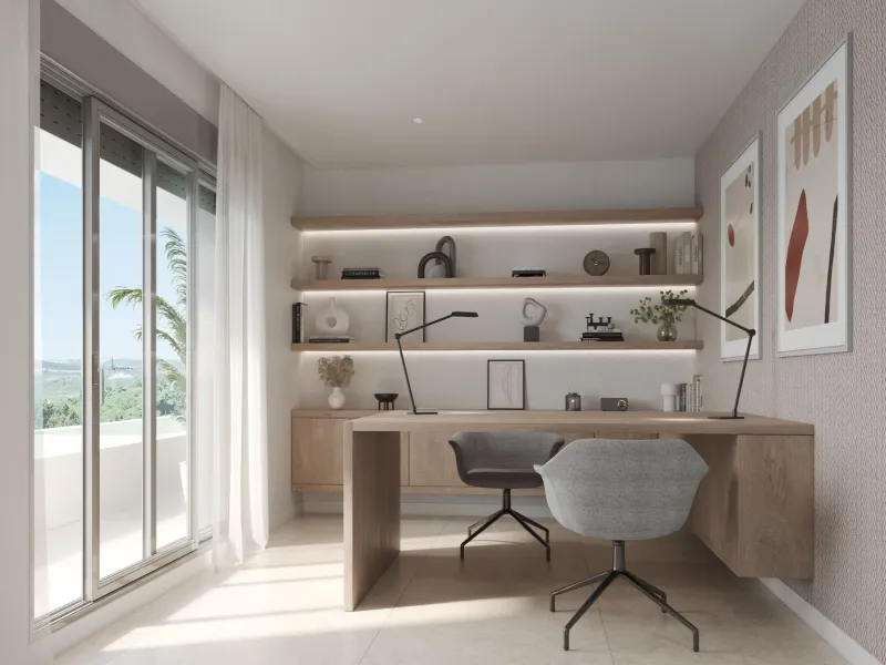 New Build Homes with Sea Views in the Best Area of Estepona& & 2, 3 and 4 Bedroom Apartments and Townhouses with Large Terraces& & Welcome to an exclusive development of just 33 new build homes in Estepona, located on a gentle hillside in the 