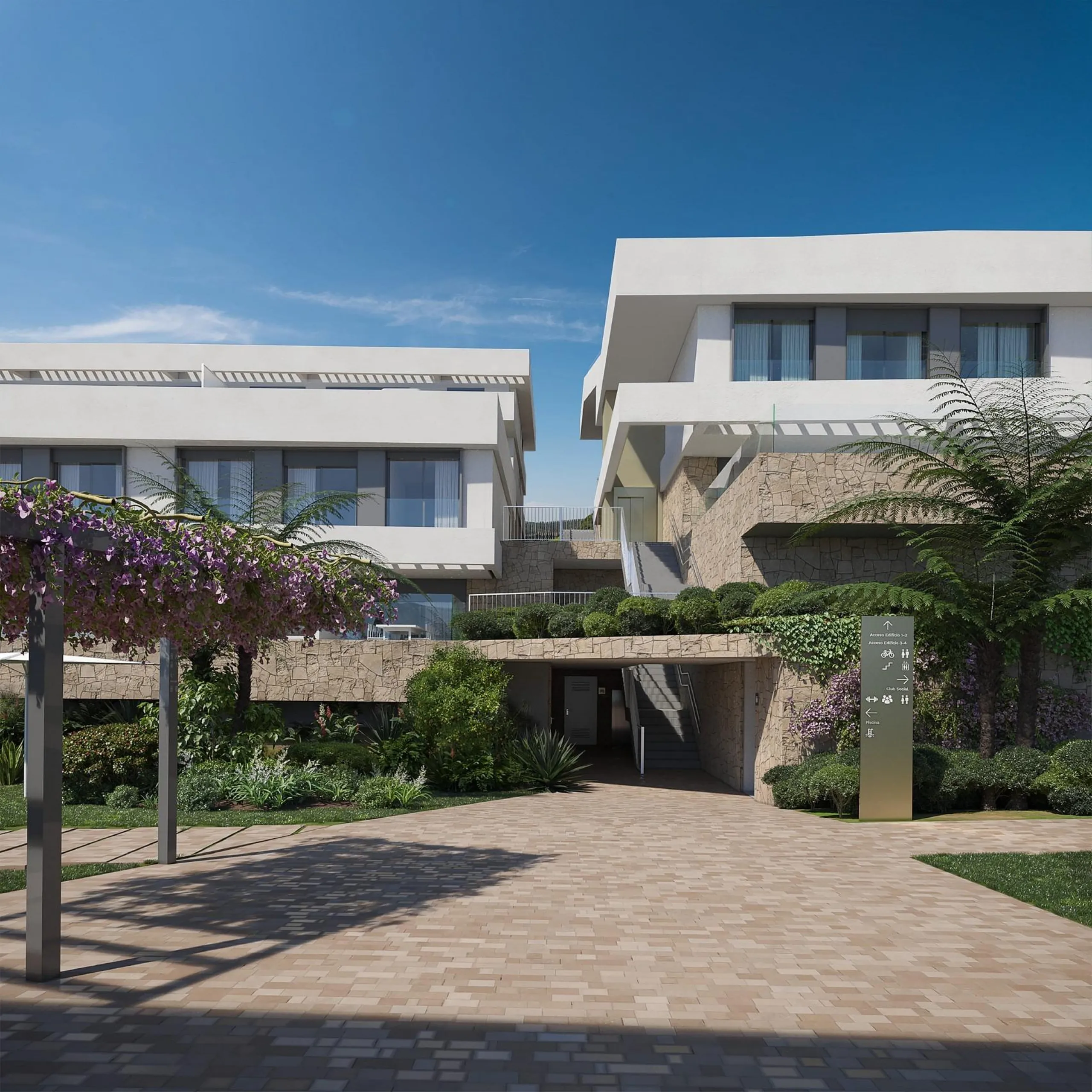 New Build Homes with Sea Views in the Best Area of Estepona& & 2, 3 and 4 Bedroom Apartments and Townhouses with Large Terraces& & Welcome to an exclusive development of just 33 new build homes in Estepona, located on a gentle hillside in the 