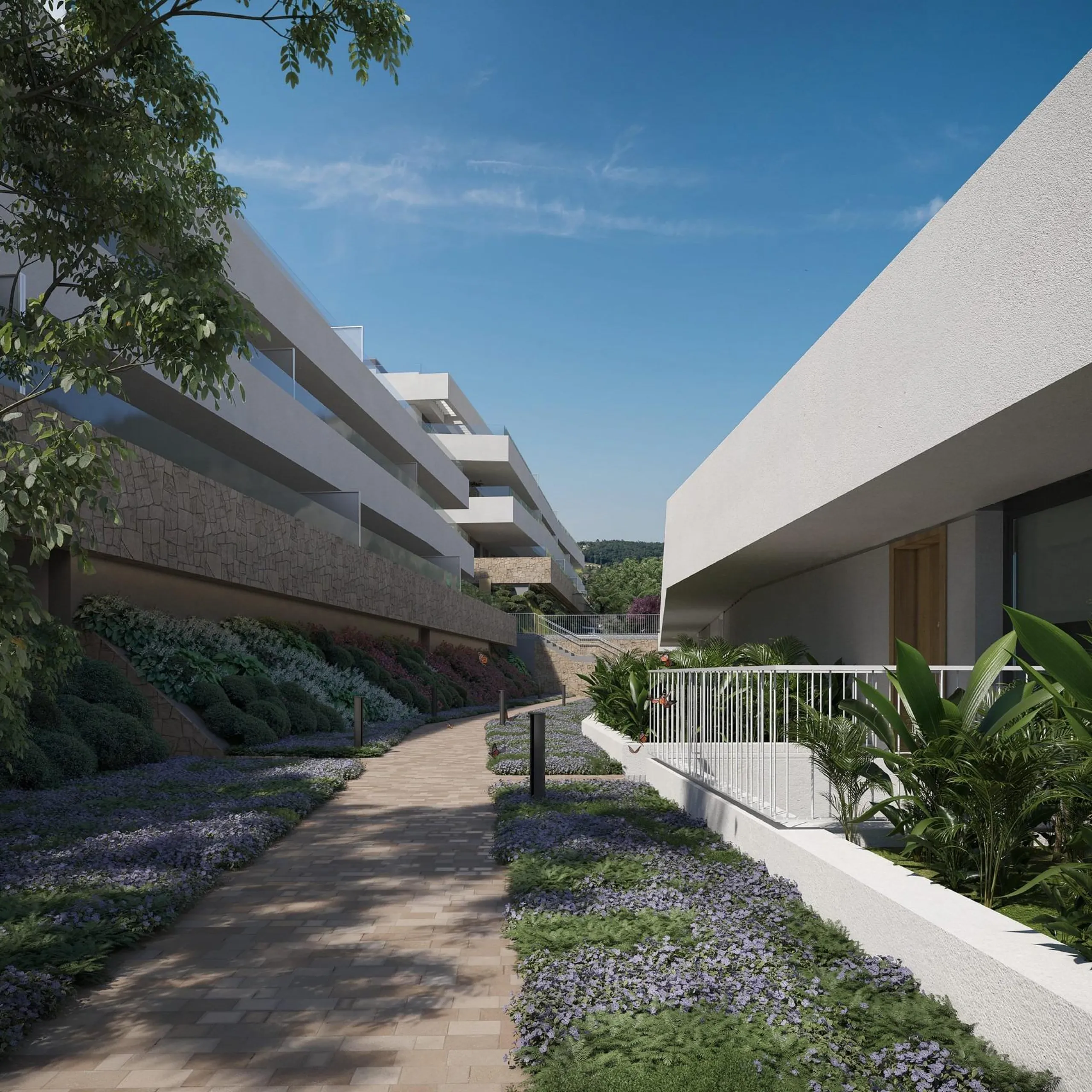 New Build Homes with Sea Views in the Best Area of Estepona& & 2, 3 and 4 Bedroom Apartments and Townhouses with Large Terraces& & Welcome to an exclusive development of just 33 new build homes in Estepona, located on a gentle hillside in the 