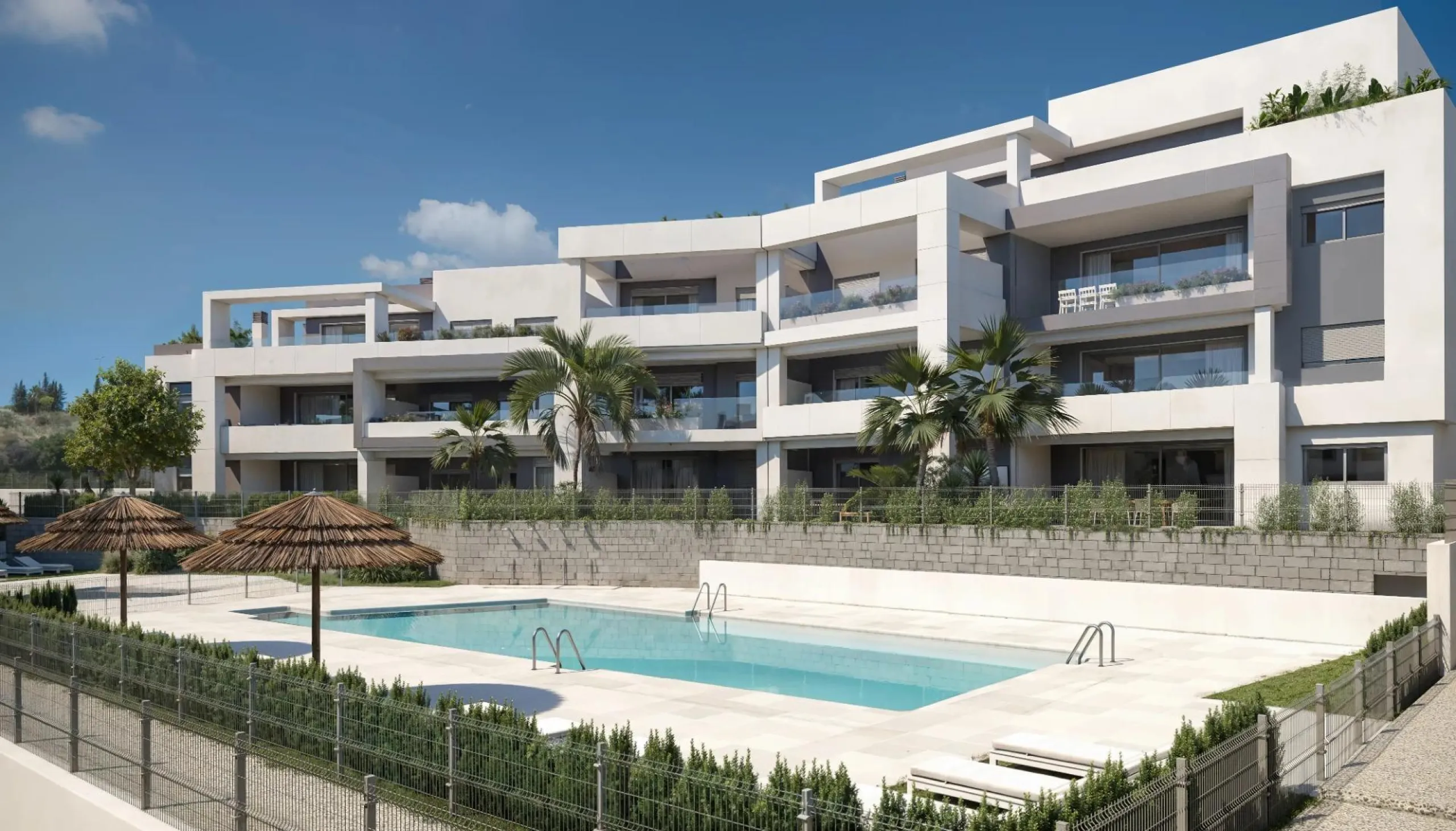 Exclusive Residential Resort with Spa and Swimming Pools in the Selwo Area, Estepona& & Privileged location between nature and the sea on the Costa del Sol& This exclusive new-build resort is located in the sought-after Selwo area, between Estepo