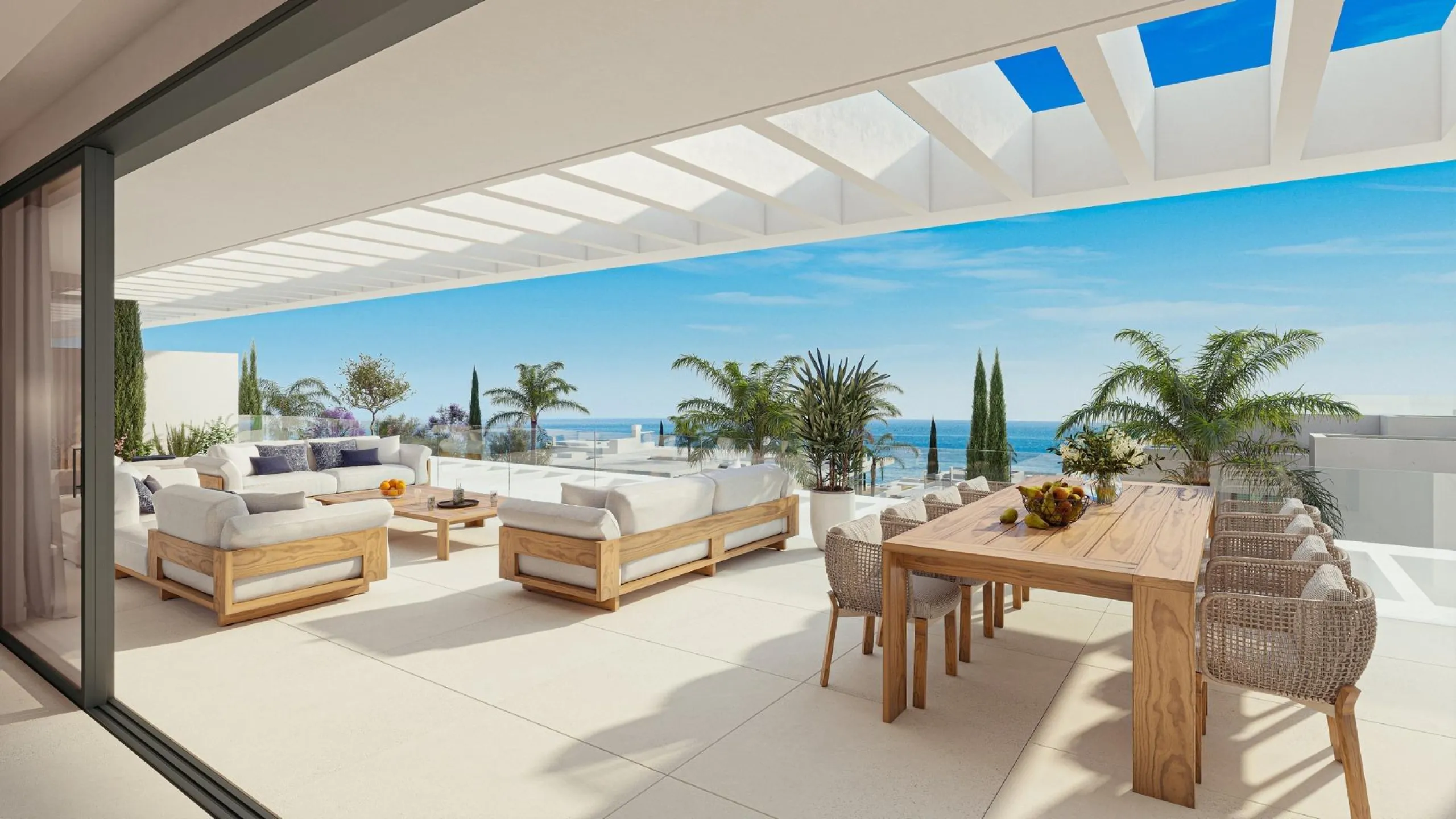 New Build Homes in Marbella East with Sea and Golf Views& & Exclusive residential development next to Santa Clara Golf with apartments and semi-detached villas& & Discover a luxurious lifestyle in this new development located in Marbella East,