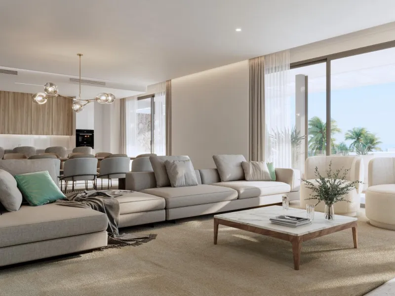 New Build Homes in Marbella East with Sea and Golf Views& & Exclusive residential development next to Santa Clara Golf with apartments and semi-detached villas& & Discover a luxurious lifestyle in this new development located in Marbella East,