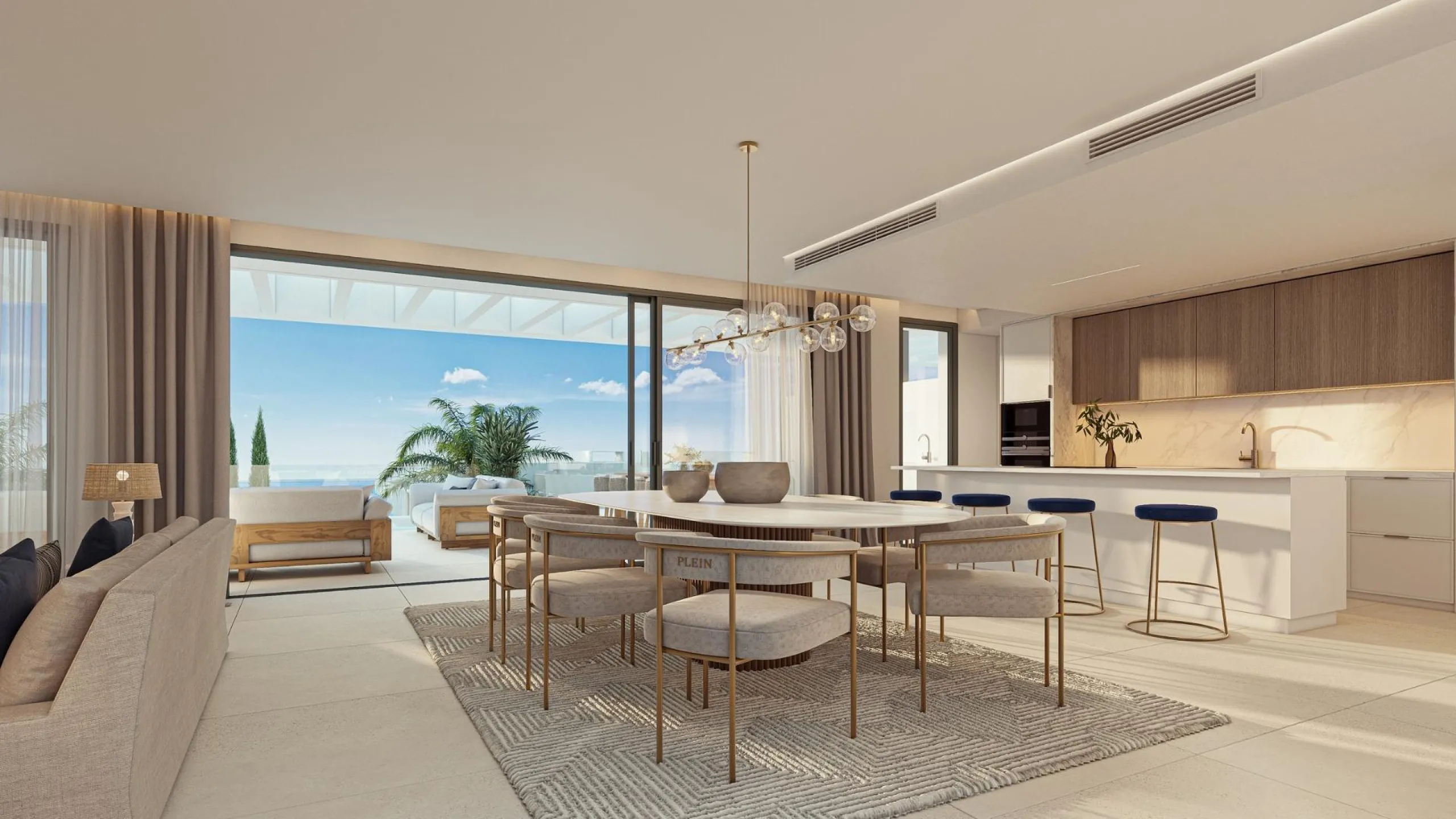 New Build Homes in Marbella East with Sea and Golf Views& & Exclusive residential development next to Santa Clara Golf with apartments and semi-detached villas& & Discover a luxurious lifestyle in this new development located in Marbella East,