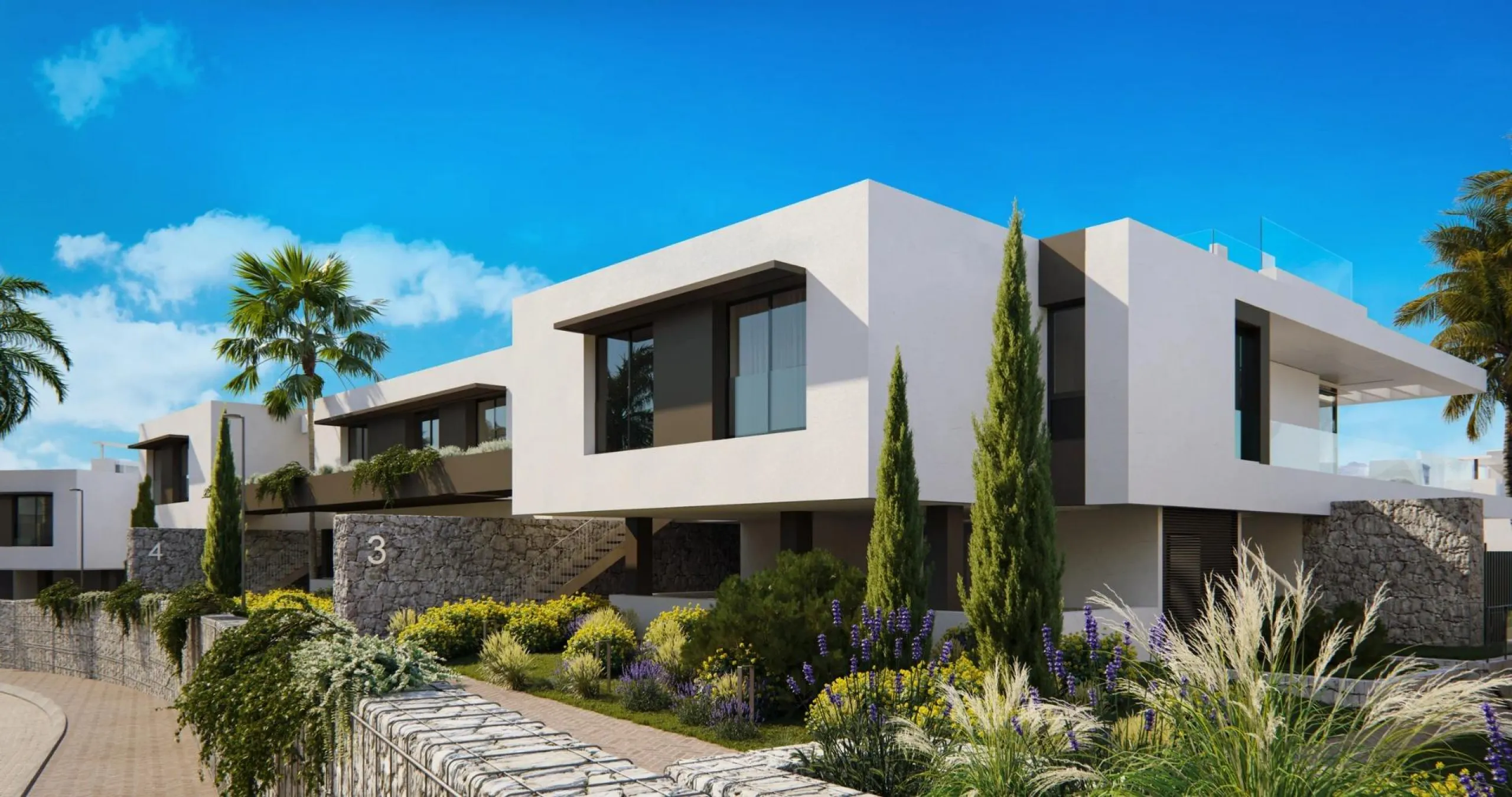 New Build Homes in Marbella East with Sea and Golf Views& & Exclusive residential development next to Santa Clara Golf with apartments and semi-detached villas& & Discover a luxurious lifestyle in this new development located in Marbella East,
