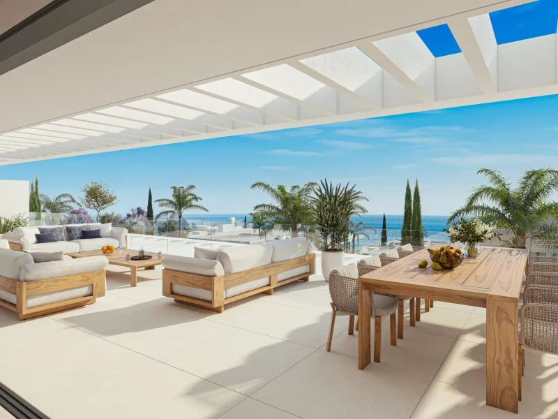 New Build Homes in Marbella East with Sea and Golf Views& & Exclusive residential development next to Santa Clara Golf with apartments and semi-detached villas& & Discover a luxurious lifestyle in this new development located in Marbella East,