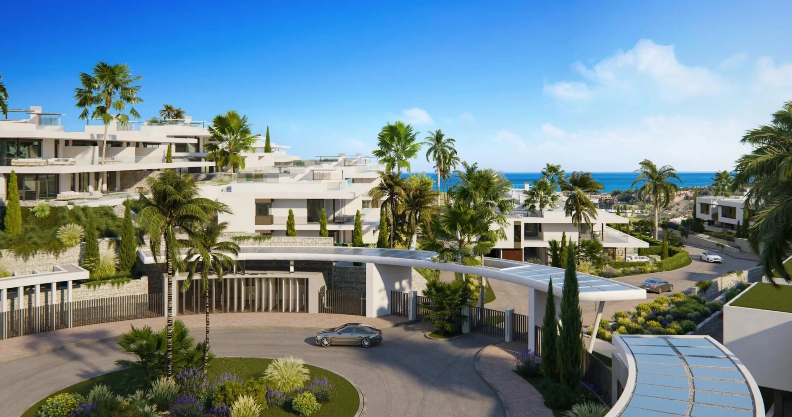 New Build Homes in Marbella East with Sea and Golf Views& & Exclusive residential development next to Santa Clara Golf with apartments and semi-detached villas& & Discover a luxurious lifestyle in this new development located in Marbella East,