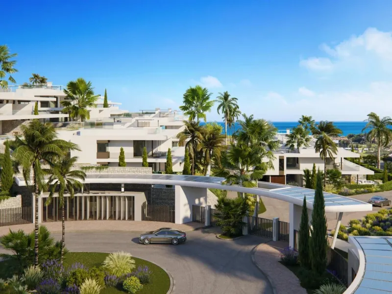New Build Homes in Marbella East with Sea and Golf Views& & Exclusive residential development next to Santa Clara Golf with apartments and semi-detached villas& & Discover a luxurious lifestyle in this new development located in Marbella East,