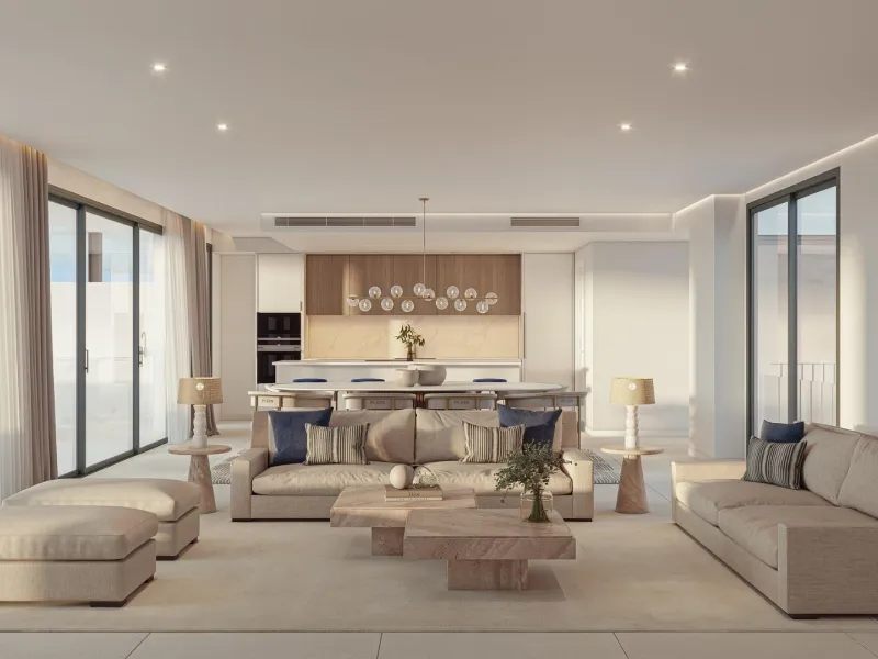 New Build Homes in Marbella East with Sea and Golf Views& & Exclusive residential development next to Santa Clara Golf with apartments and semi-detached villas& & Discover a luxurious lifestyle in this new development located in Marbella East,