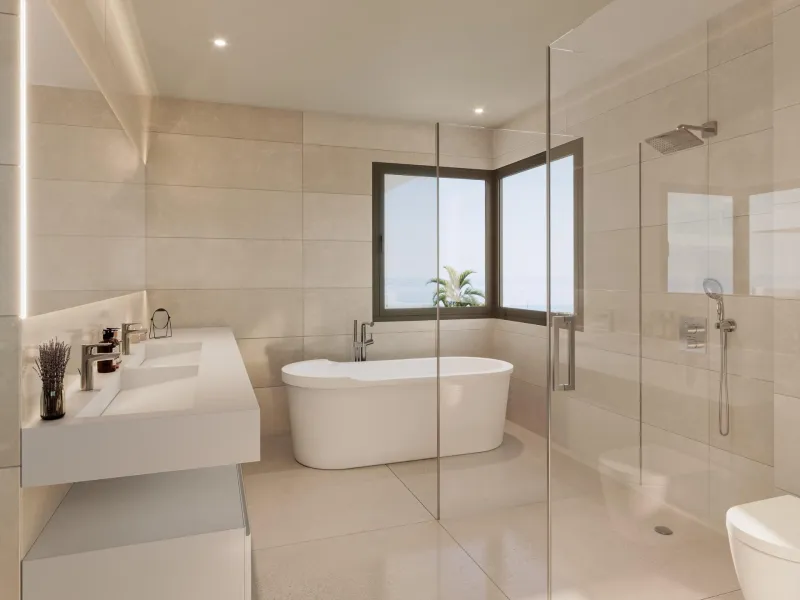 New Build Homes in Marbella East with Sea and Golf Views& & Exclusive residential development next to Santa Clara Golf with apartments and semi-detached villas& & Discover a luxurious lifestyle in this new development located in Marbella East,