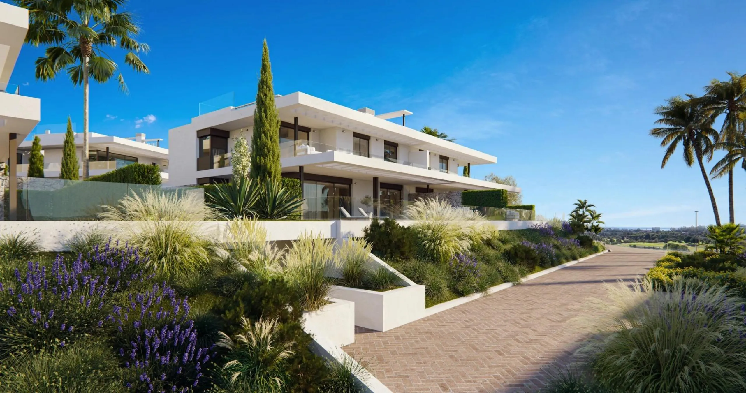 New Build Homes in Marbella East with Sea and Golf Views& & Exclusive residential development next to Santa Clara Golf with apartments and semi-detached villas& & Discover a luxurious lifestyle in this new development located in Marbella East,
