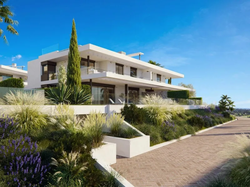 New Build Homes in Marbella East with Sea and Golf Views& & Exclusive residential development next to Santa Clara Golf with apartments and semi-detached villas& & Discover a luxurious lifestyle in this new development located in Marbella East,
