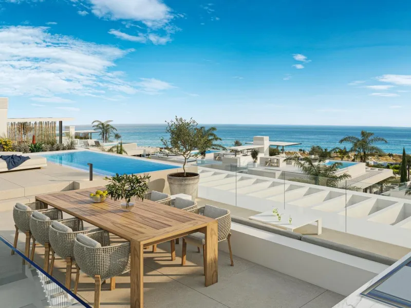 New Build Homes in Marbella East with Sea and Golf Views& & Exclusive residential development next to Santa Clara Golf with apartments and semi-detached villas& & Discover a luxurious lifestyle in this new development located in Marbella East,