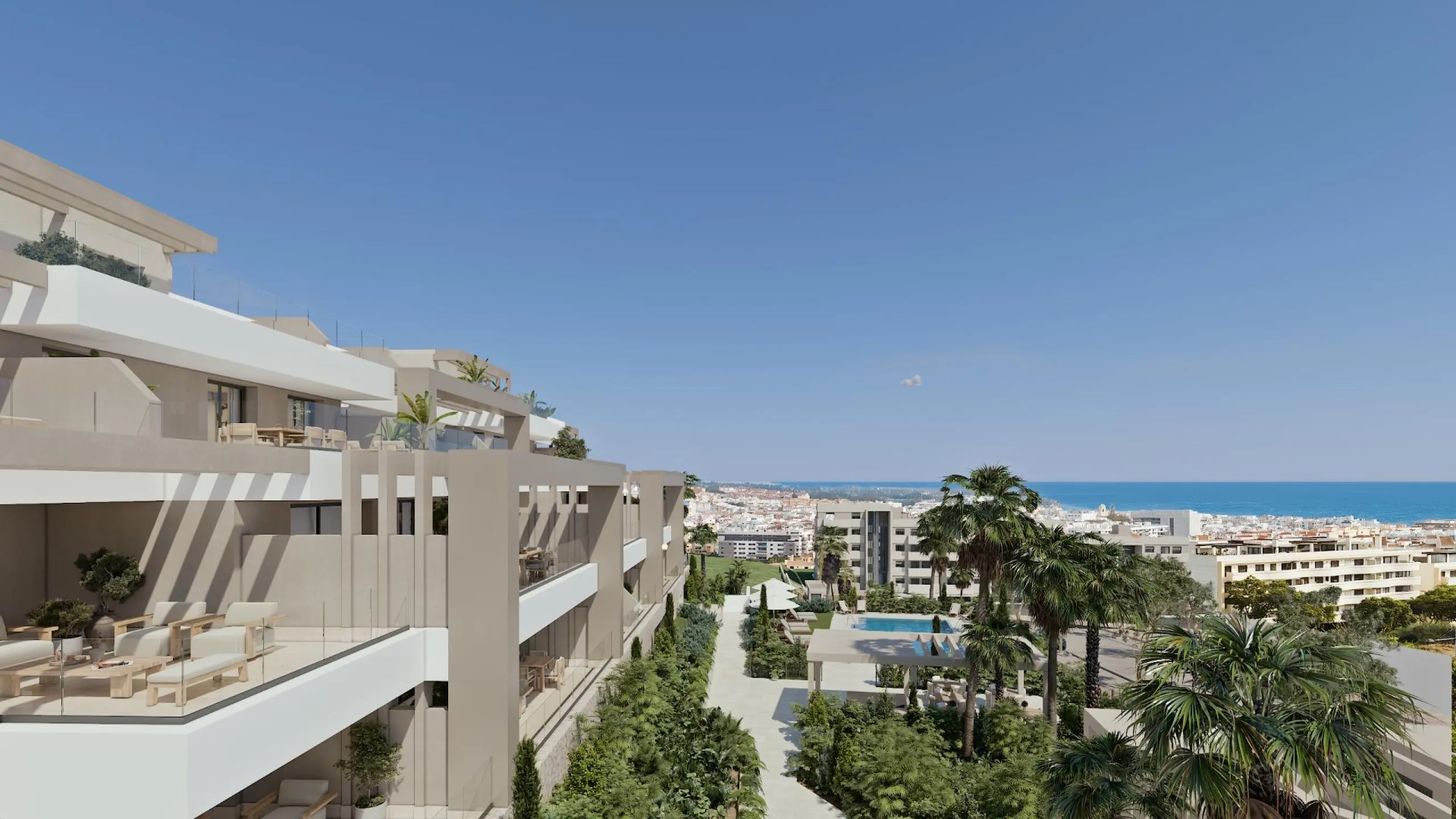 Exclusive Residential Resort in Estepona with Sea Views and Mediterranean Lifestyle& & Modern homes with elegant design and views of the Mediterranean& This new residential complex in Estepona offers a unique lifestyle on the Costa del Sol. With 