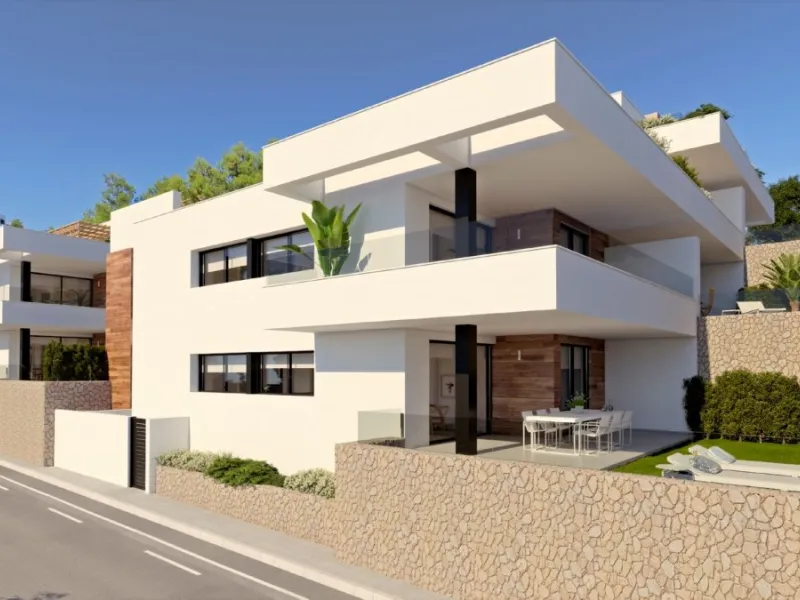 Moderno apartamento con impresionantes vistas en Benitachell.